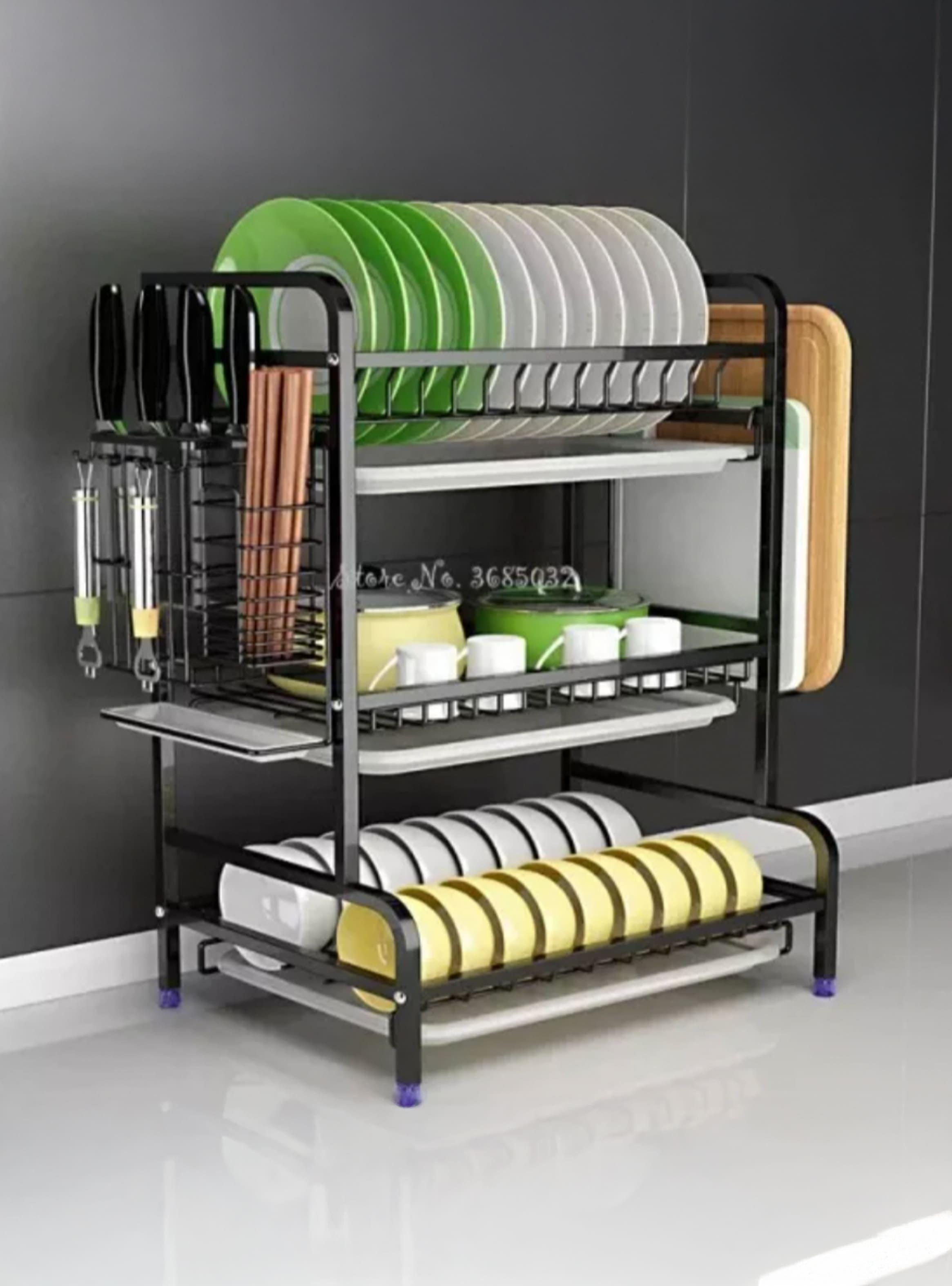 	
Escurridor Platos Secador Loza Inoxidable 3 Niveles-6