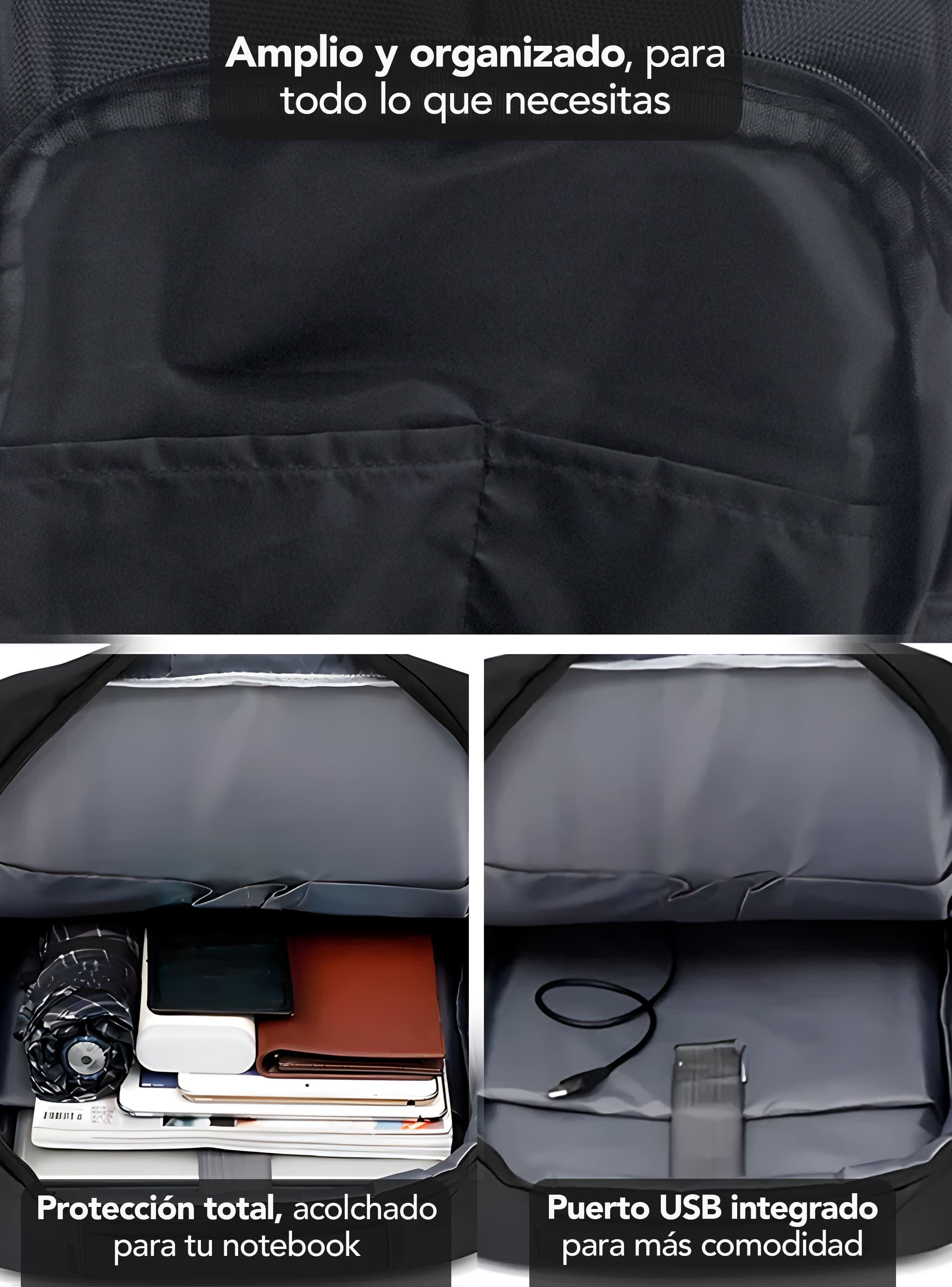 Mochila urban shield pro hombre mujer viaje trabajo Miglú-2