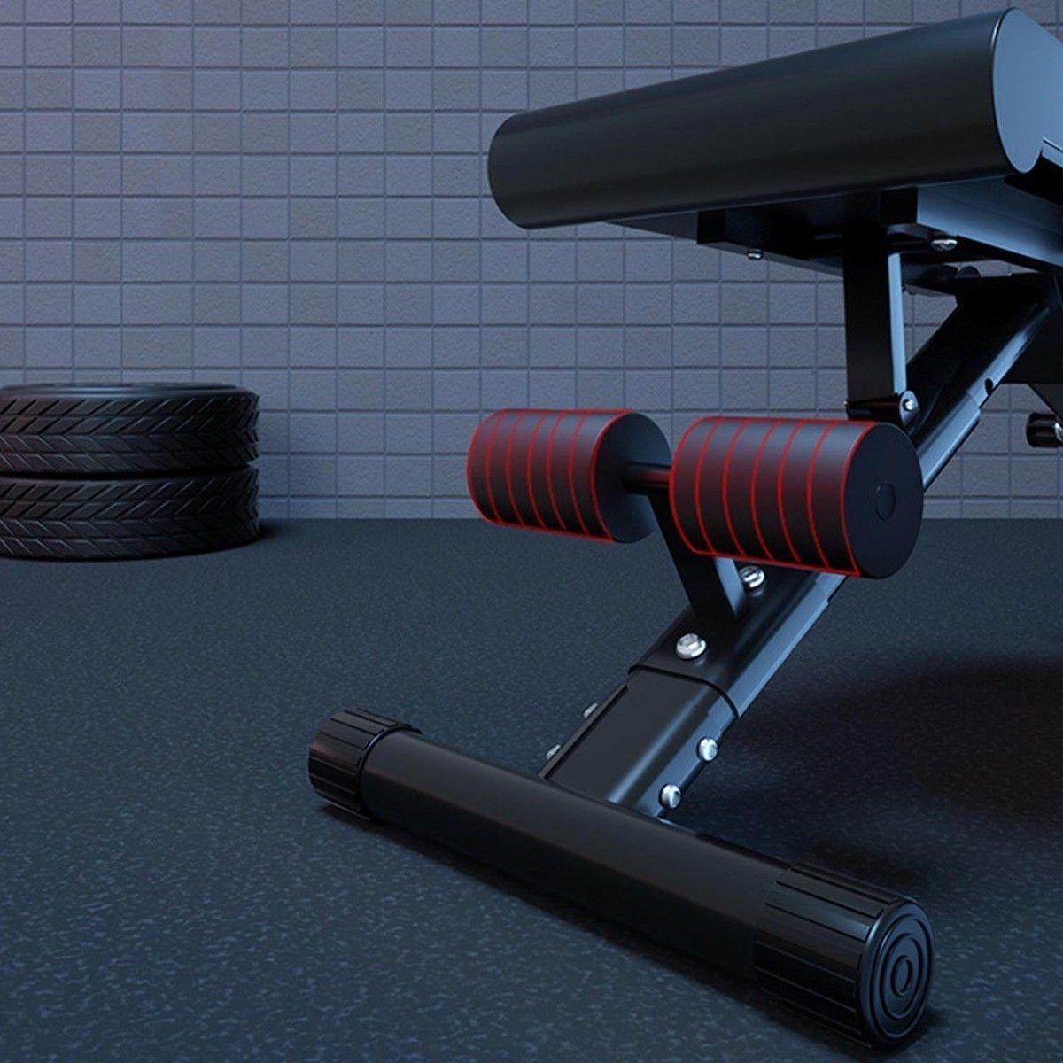 Banco Ajustable Abdominales Multifuncional-4