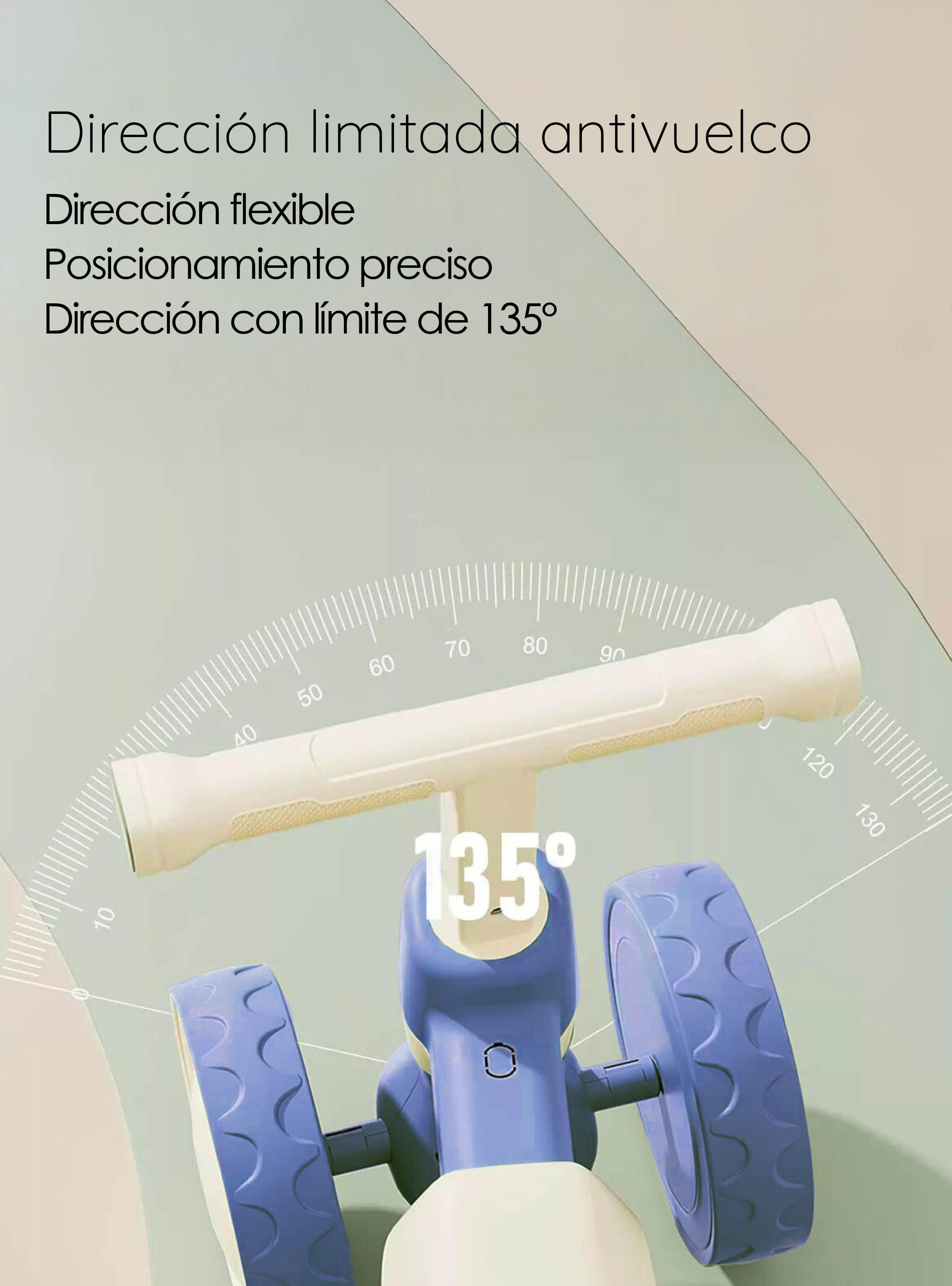 Triciclo Infantil de 4 Ruedas Fiori Azul GlowUp-2