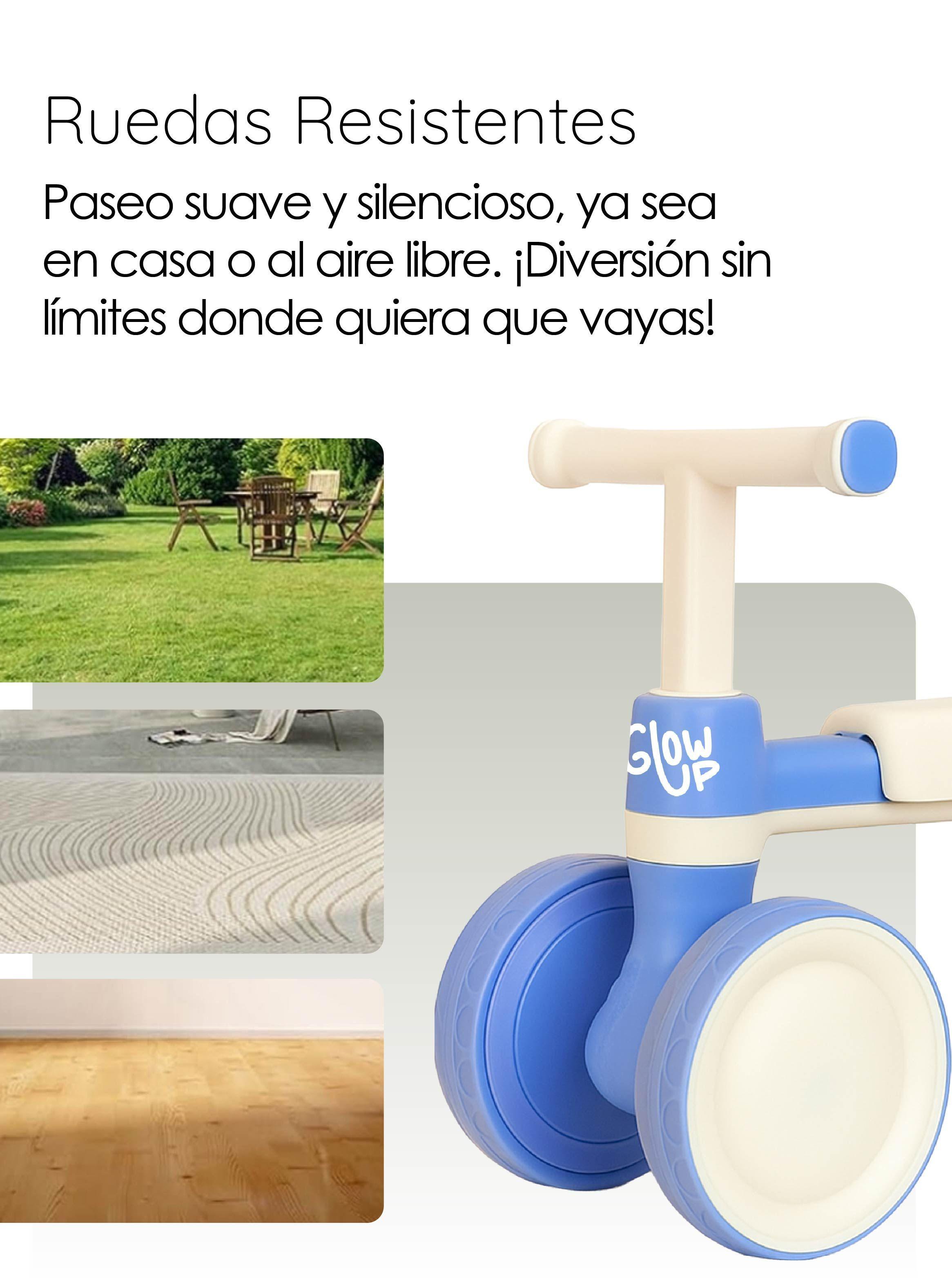 Triciclo Infantil de 4 Ruedas Fiori Azul GlowUp-3