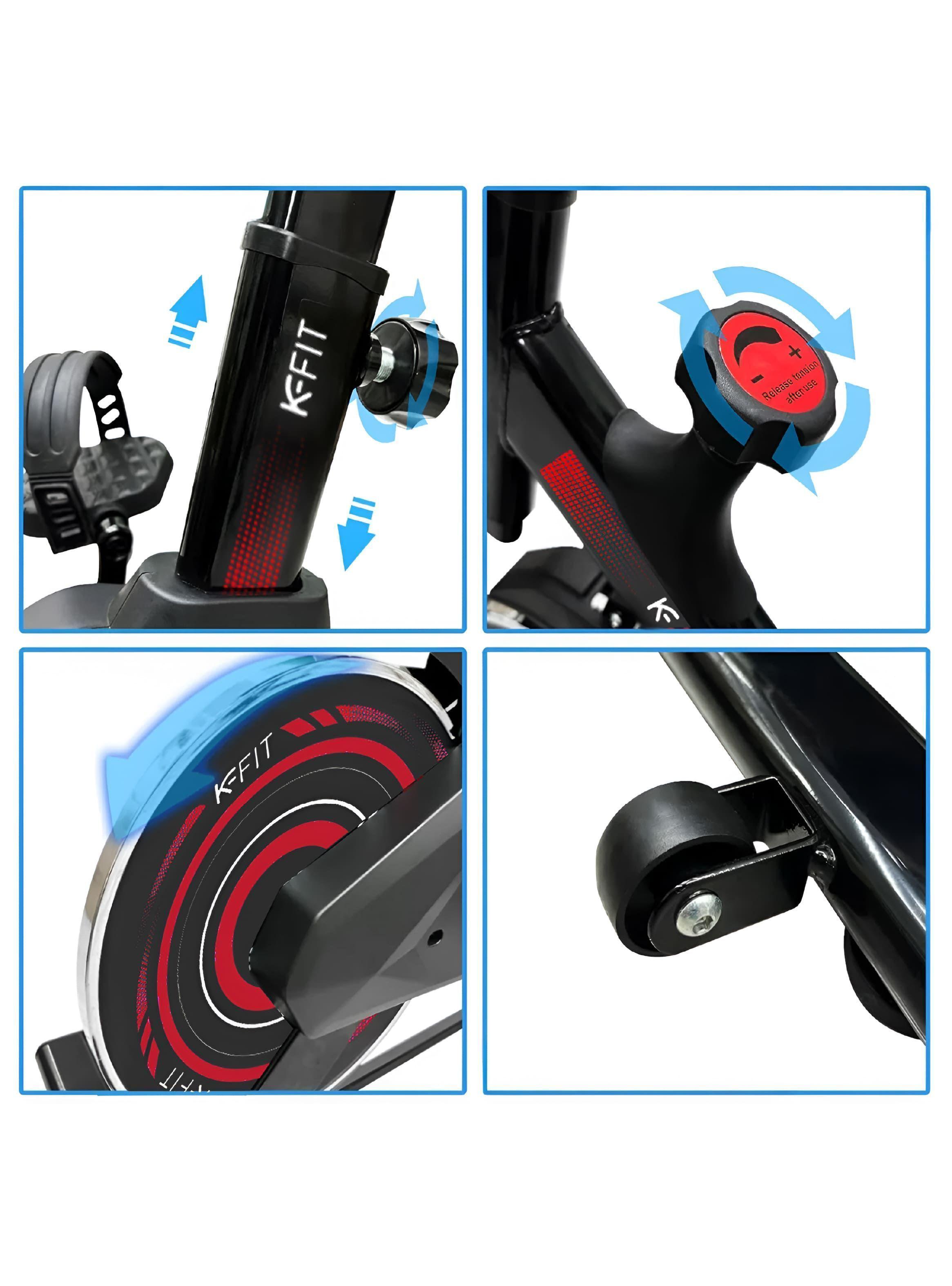 Bicicleta Estática Spinning Profesional Fitness Strong K-fit-3