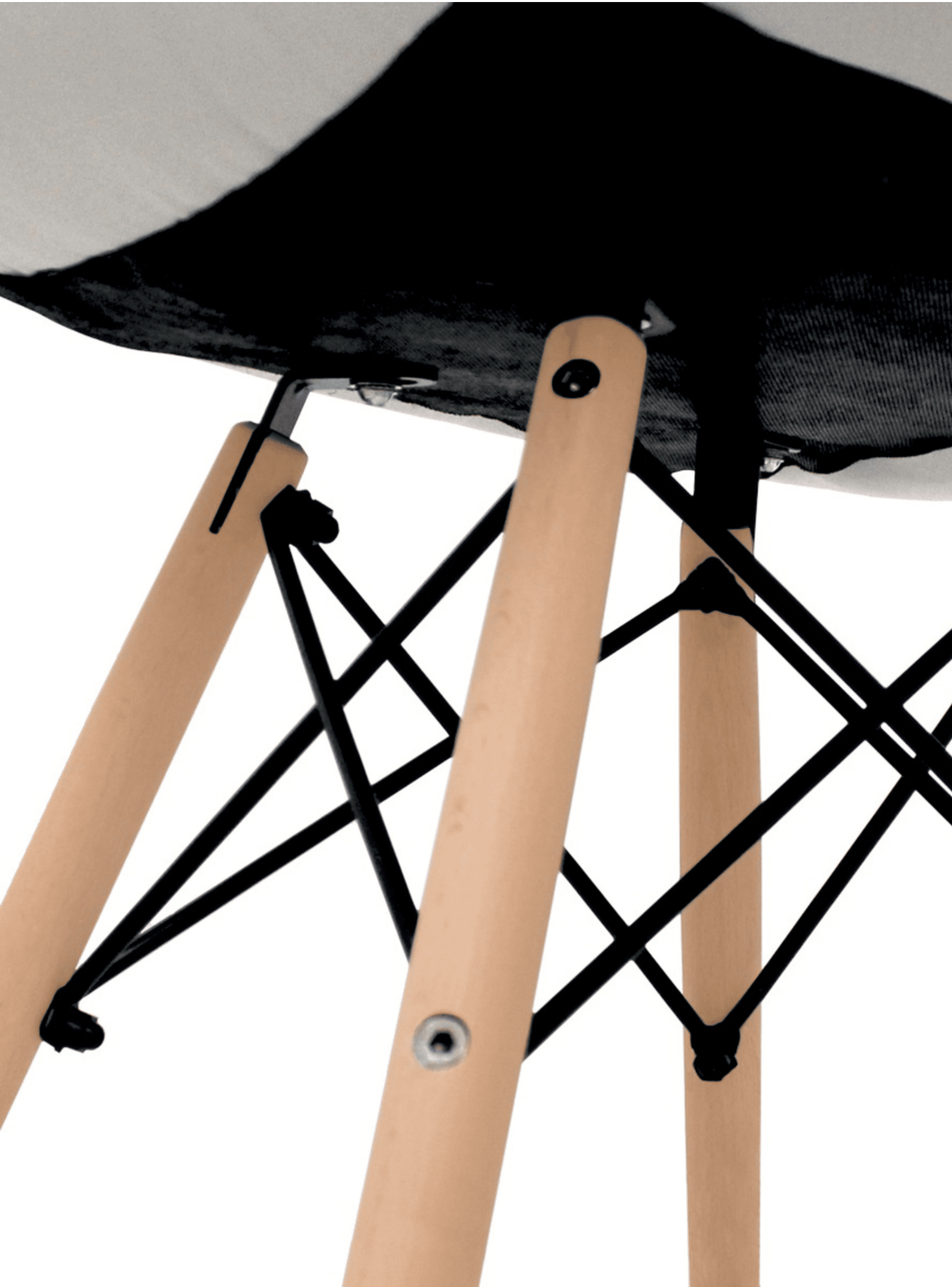 Pack 4 Sillas Comedor Eames York Blancas Vincenzi-4