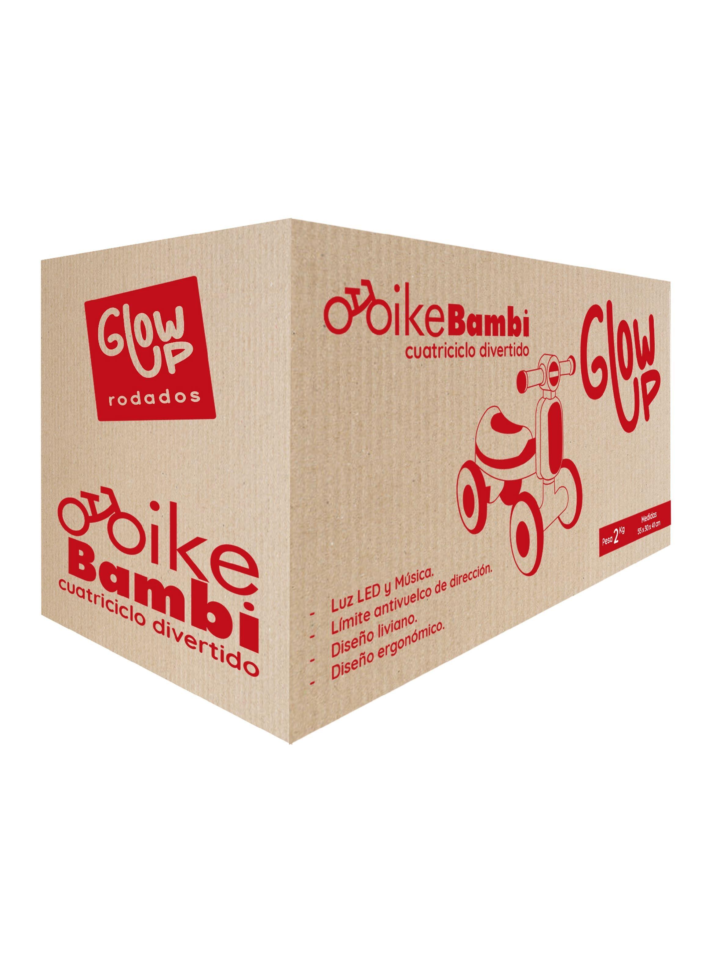 Triciclo Infantil con Luz y Sonido Bambi Azul GlowUp-6