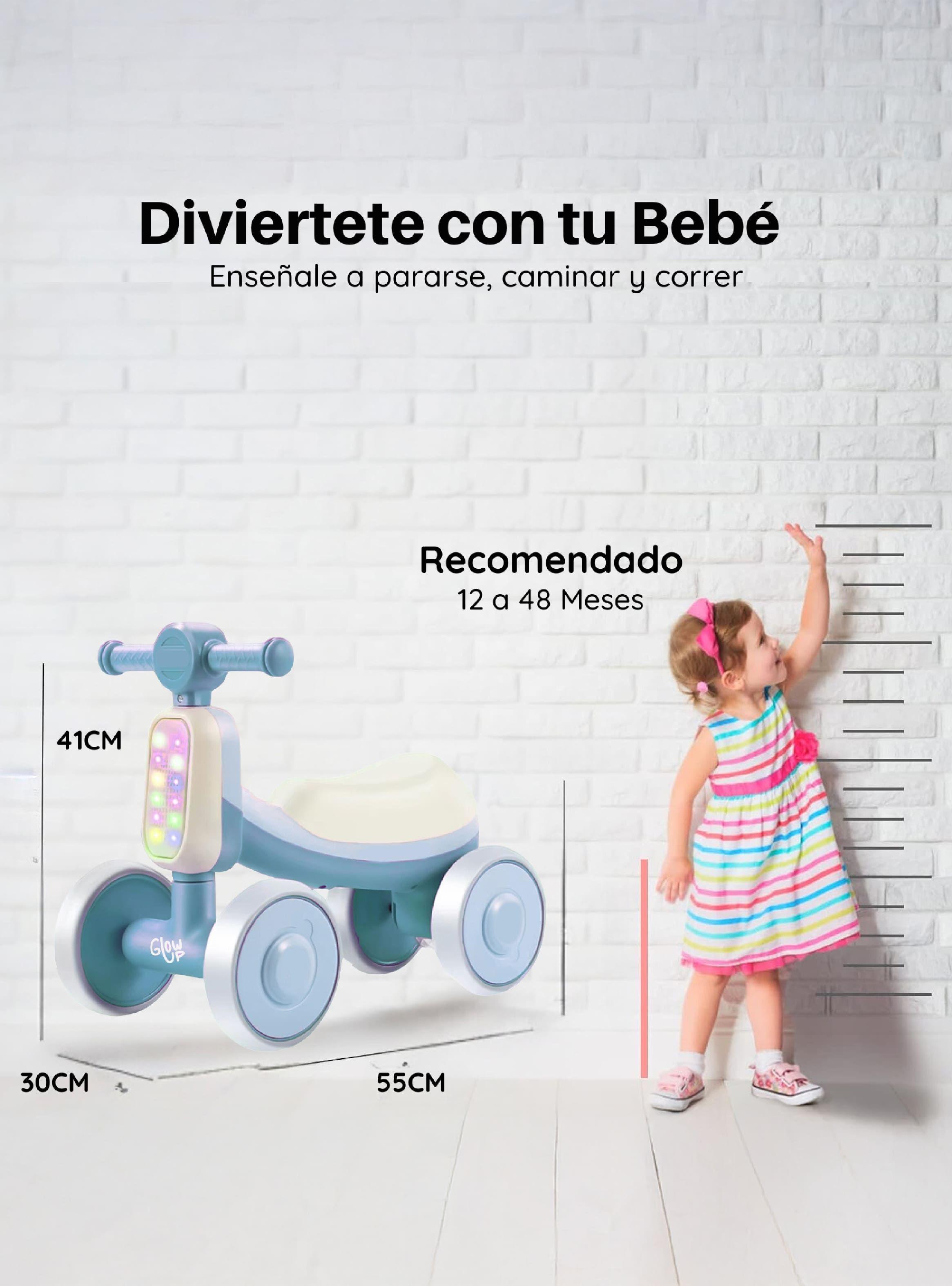 Triciclo Infantil con Luz y Sonido Bambi Azul GlowUp-3