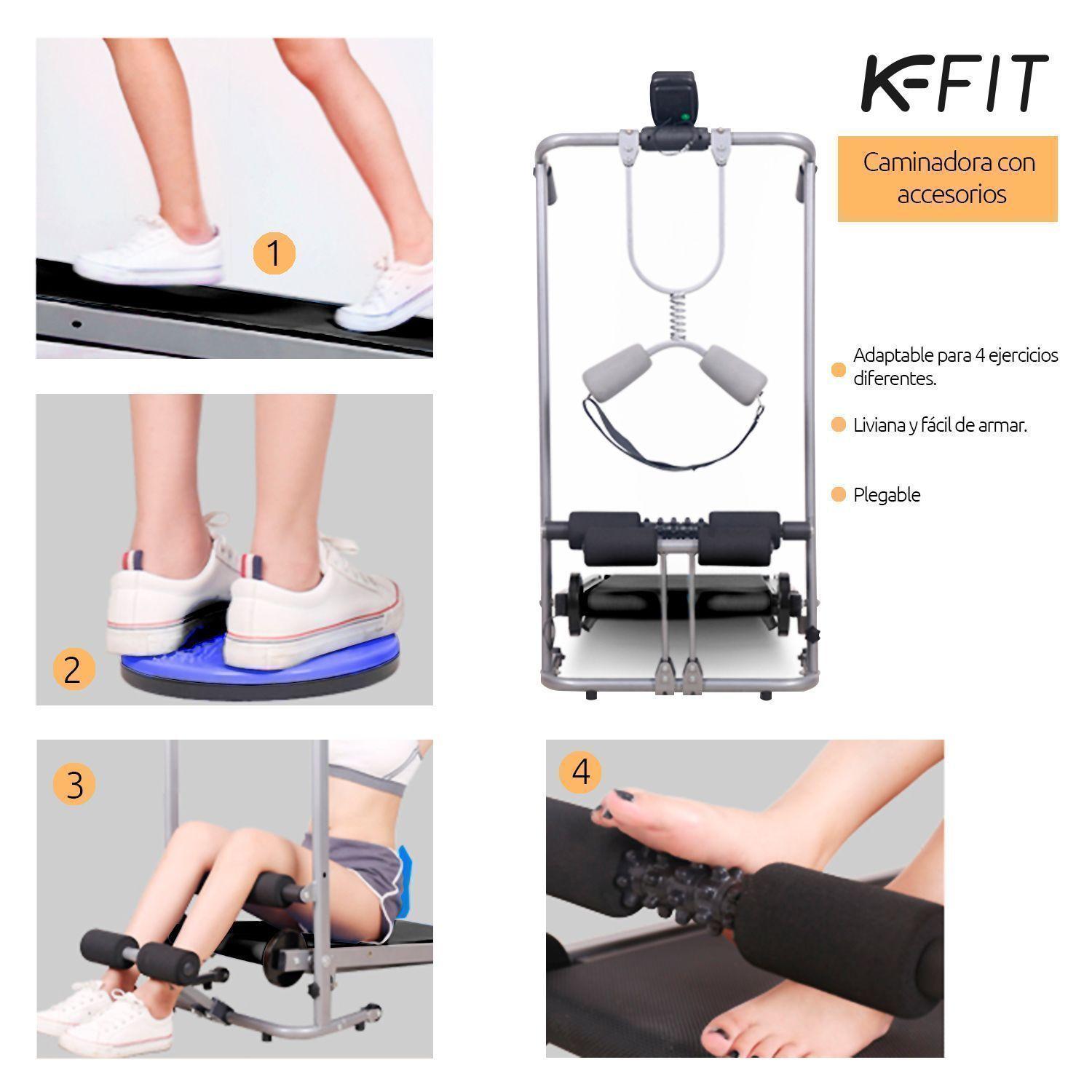 Caminadora Trotadora Plegable 4 en 1 Bowden-3