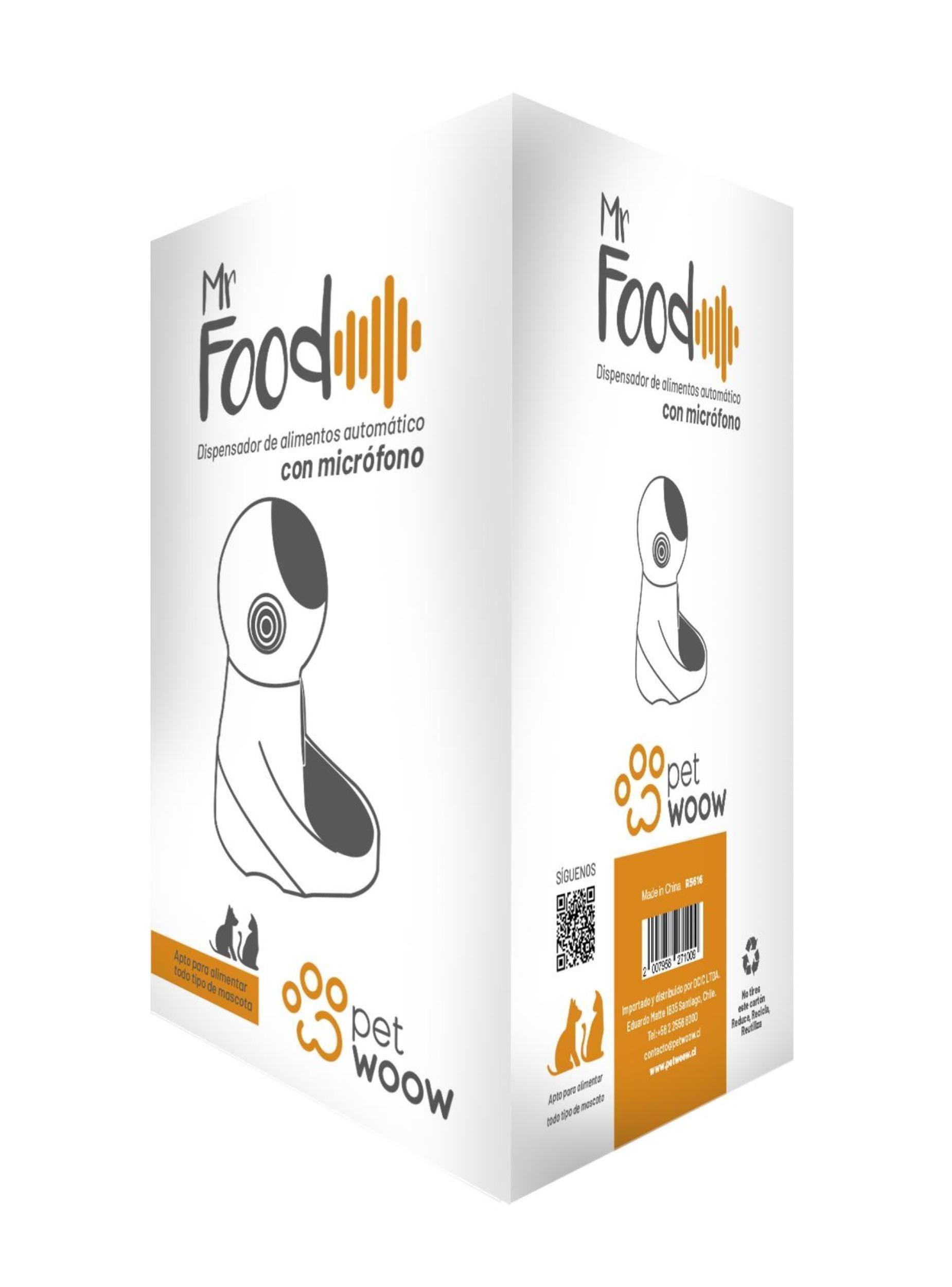 Dispensador de Alimentos Mascotas con Parlante-7