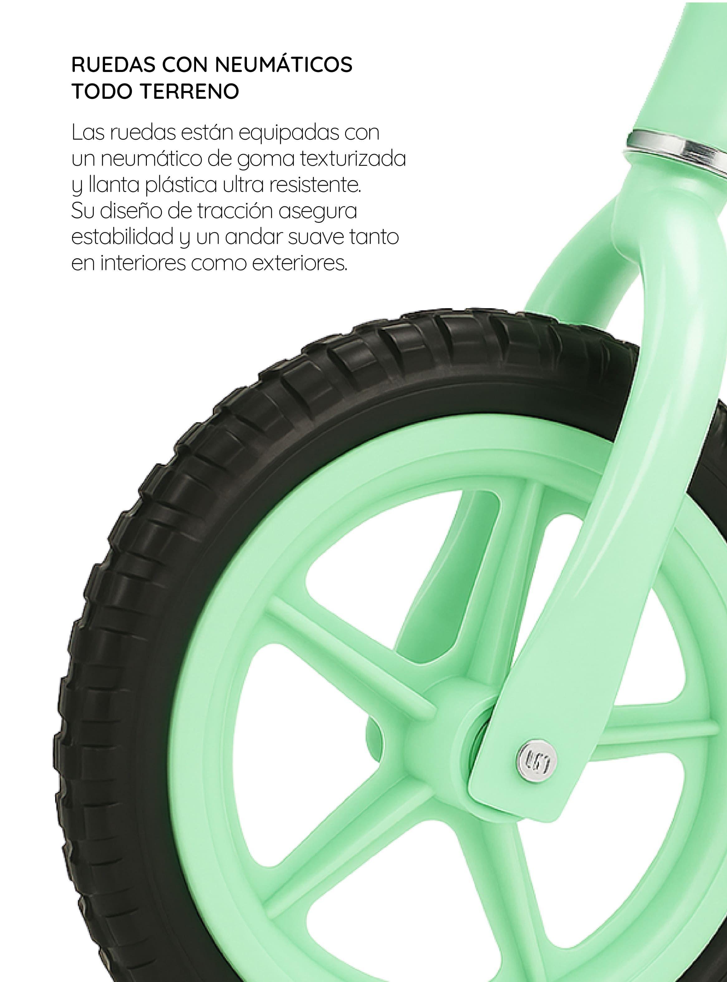 Bicicleta De Equilibrio Infantil Luca Verde Glowup-4