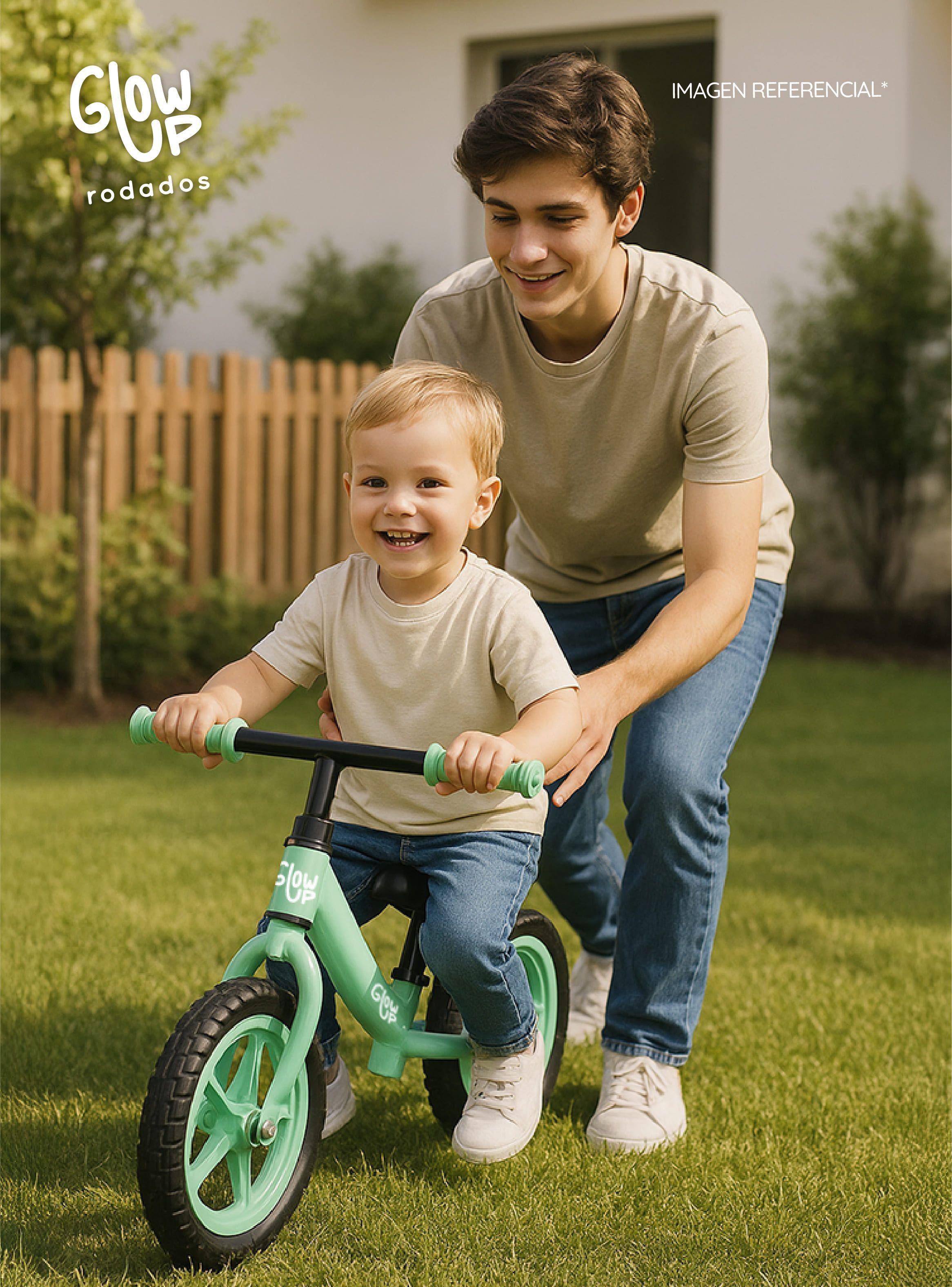 Bicicleta De Equilibrio Infantil Luca Verde Glowup-7