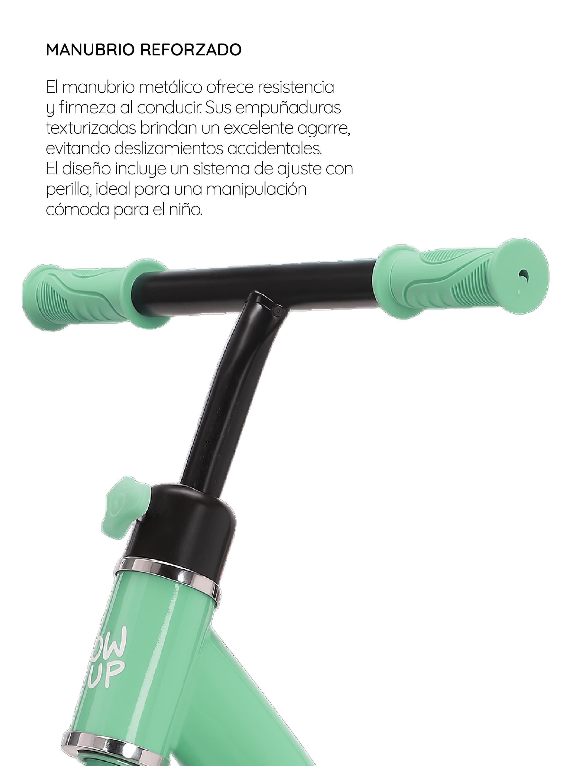 Bicicleta De Equilibrio Infantil Luca Verde Glowup-3
