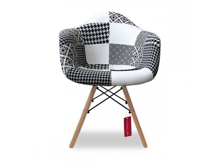 Silla Poltrona Eames Patchwork Tokio-2