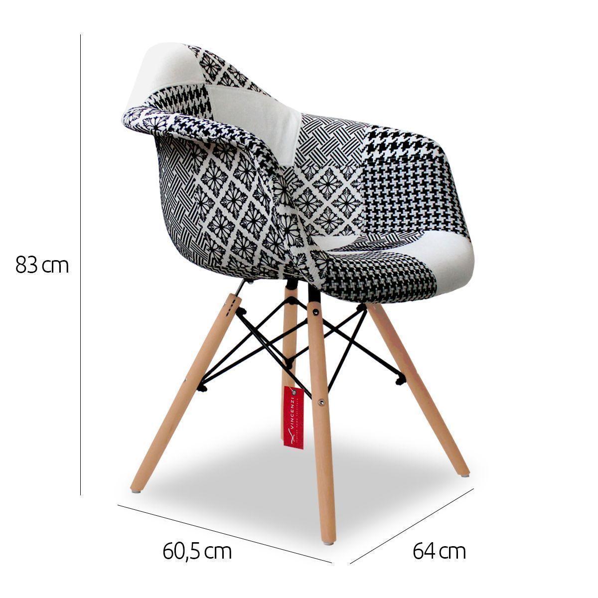 Silla Poltrona Eames Patchwork Tokio-1
