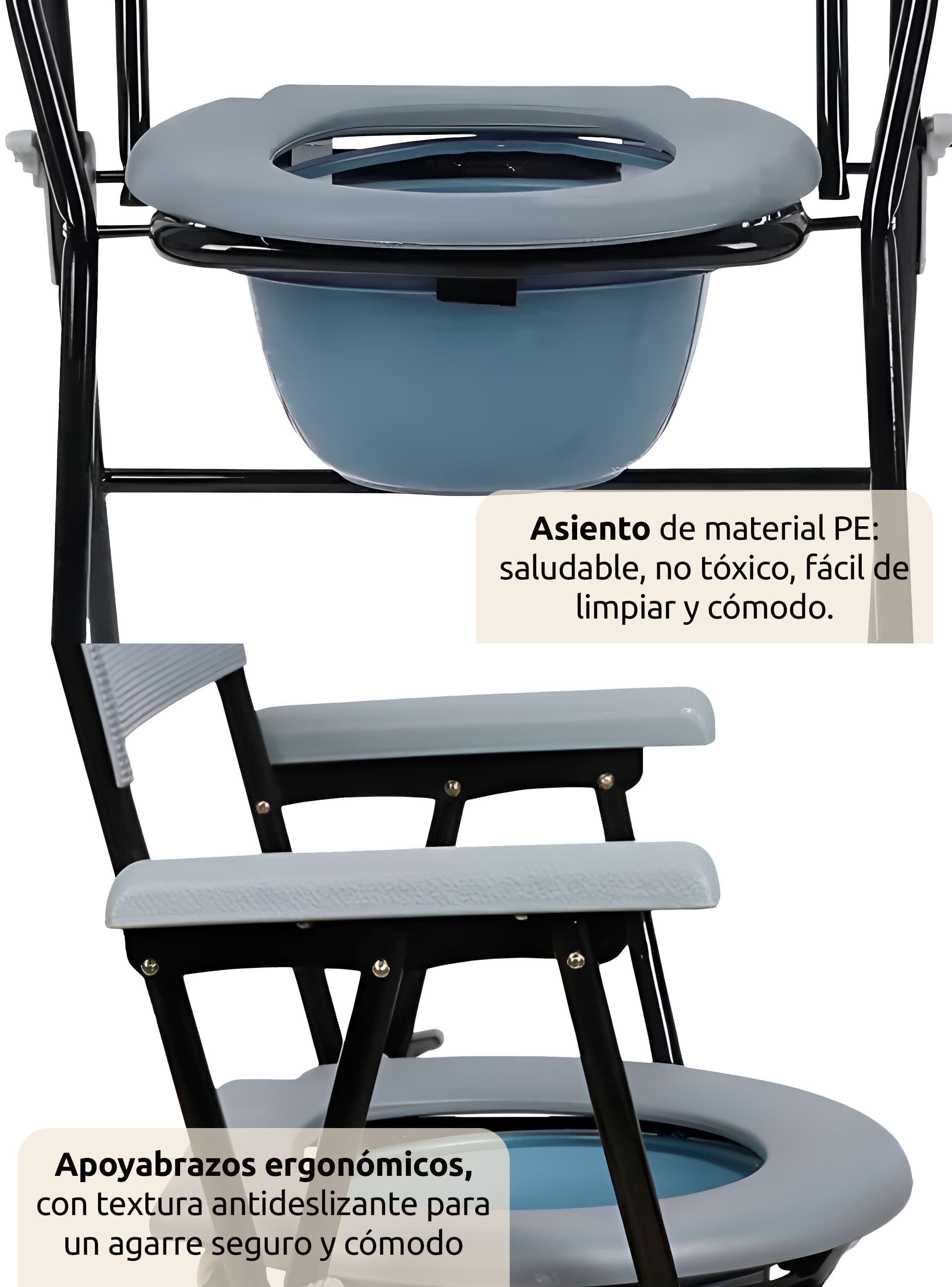 Silla Baño Portátil Ducha Plegable Para Adulto-2