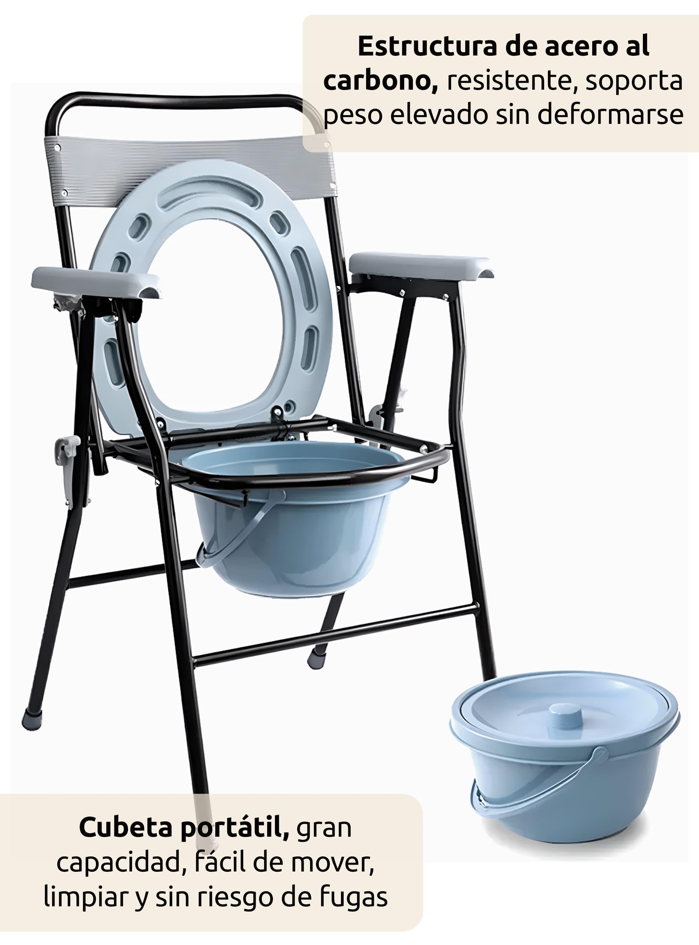 Silla Baño Portátil Ducha Plegable Para Adulto-3