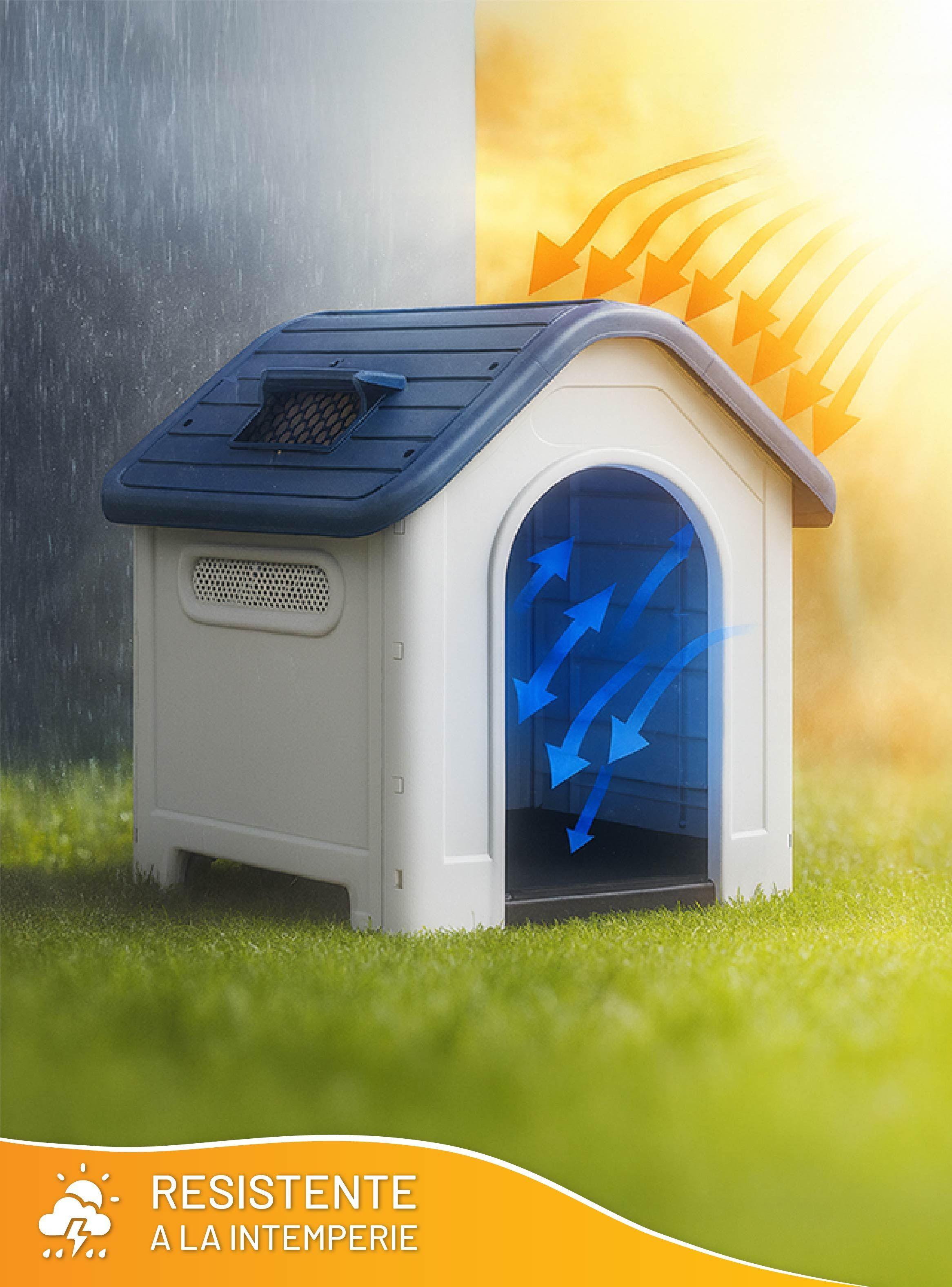 Casa de perro mascota skylight 75x59x66 M-5