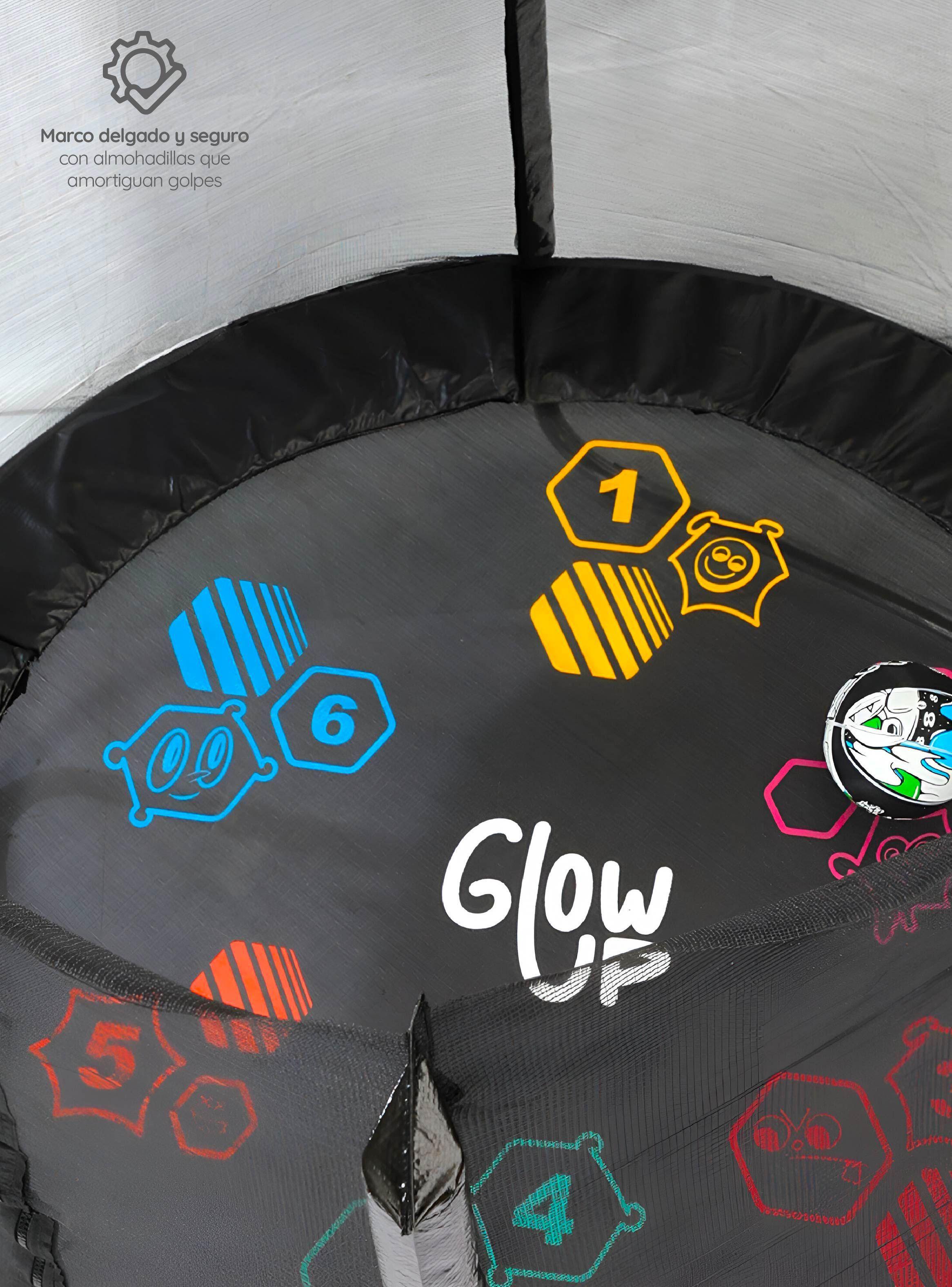 Cama elástica 6ft 183mt edición ltda con Juegos agua GlowUp-2