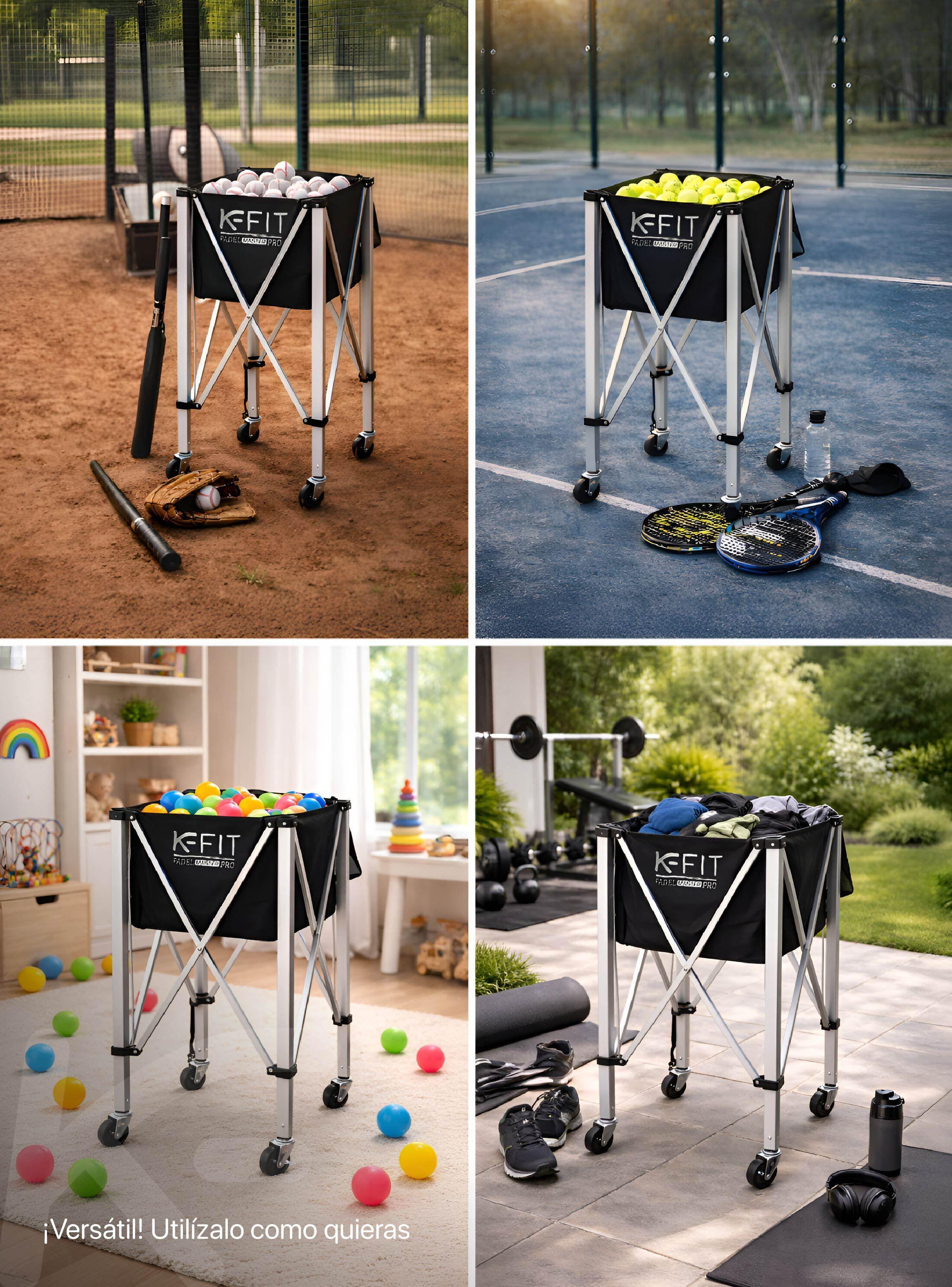 Canasto Plegable Pelotas De Pádel K-FIT-6