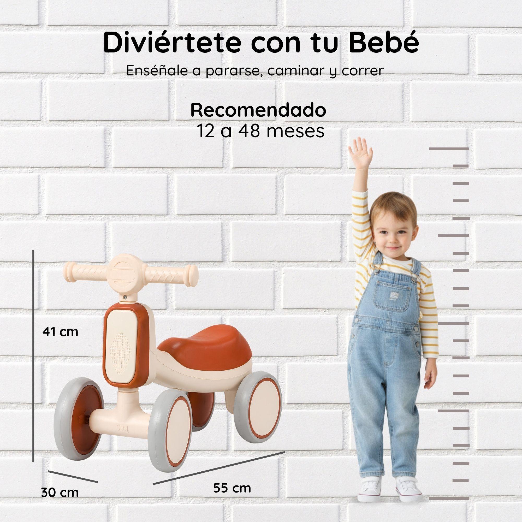 Cuatriciclo Infantil Bambi luces y sonidos café-5