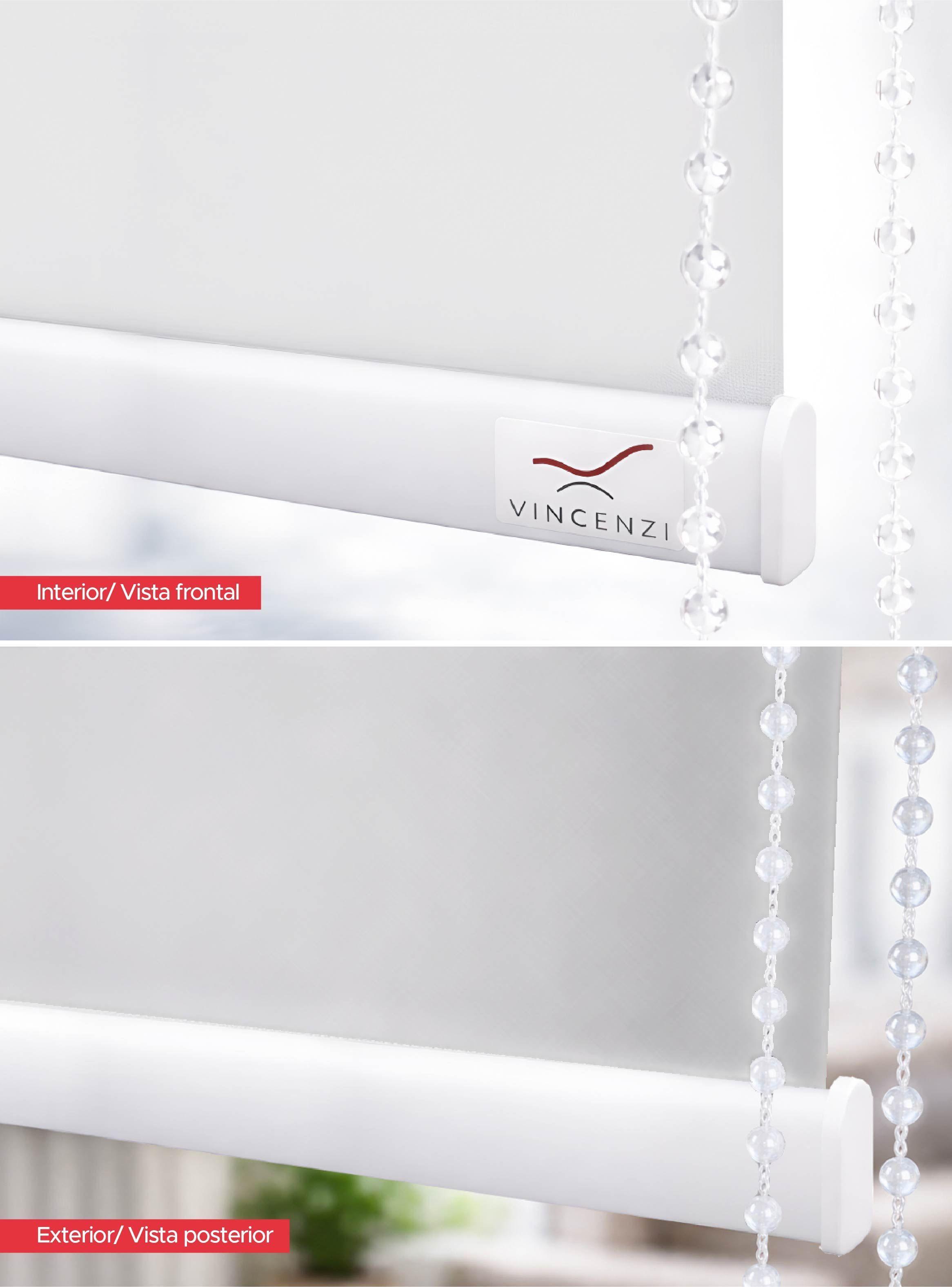 Cortina Roller Blackout Gris 140x230cm-4