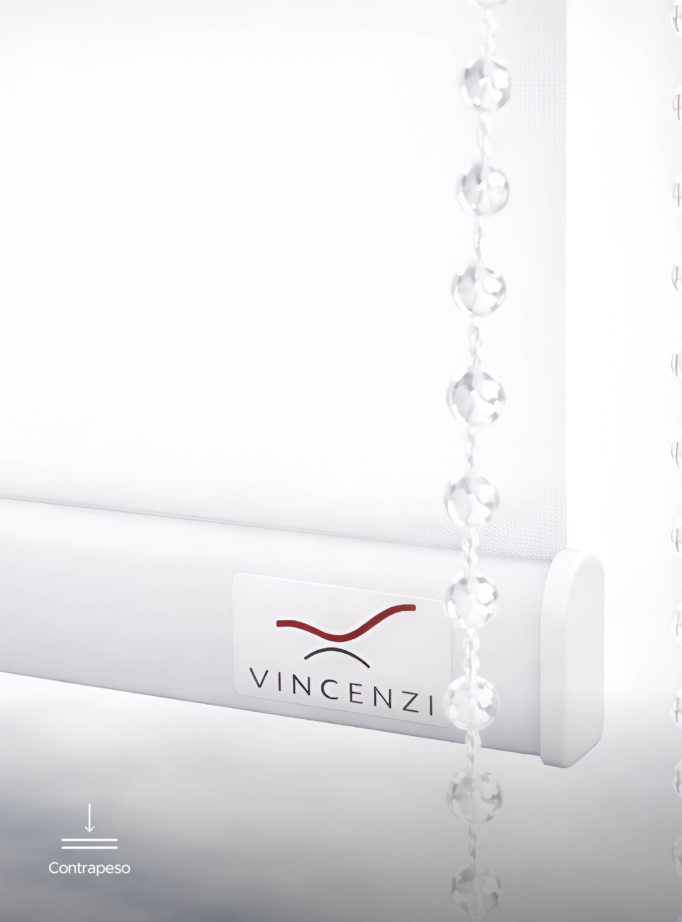Cortina Roller Blackout Blanca 150x230cm-2