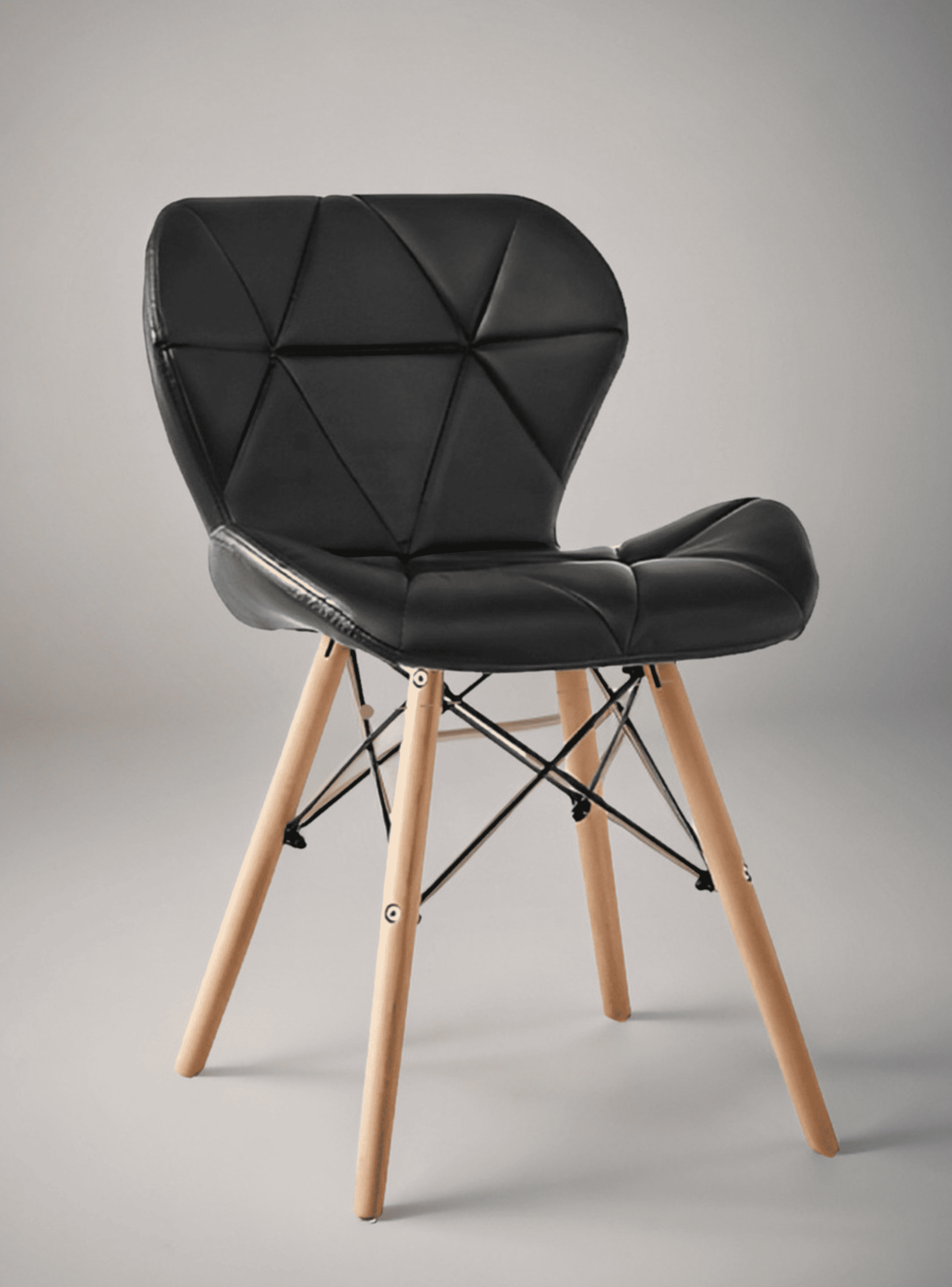 Pack 2 Sillas Comedor Eames Butterfly Negras Vincenzi-2
