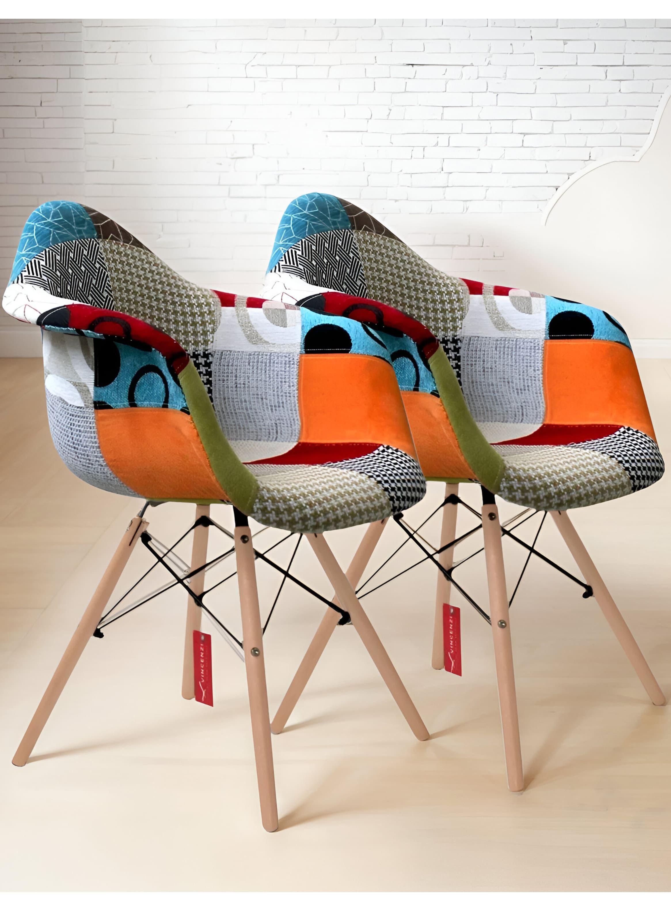 Pack 2 Sillas Comedor Poltronas Eames Delhi Vincenzi-0