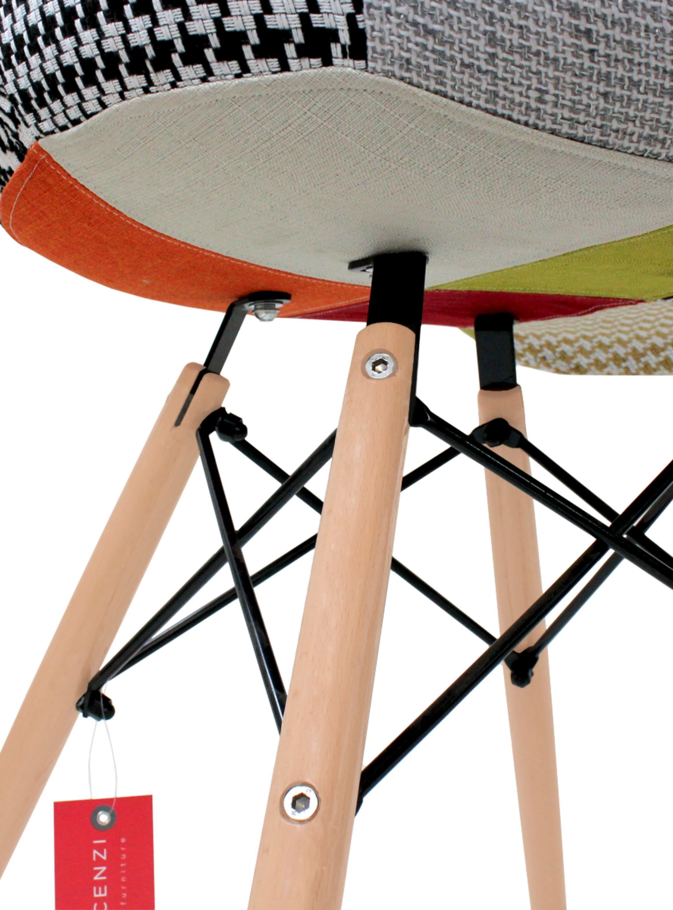 Pack 2 Sillas Comedor Poltronas Eames Delhi Vincenzi-4
