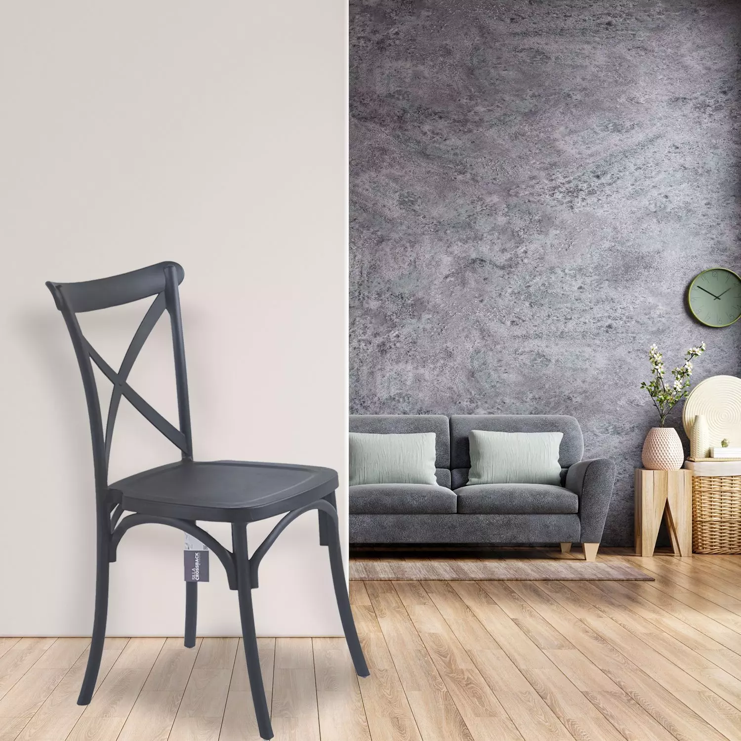 Silla Crossback Negra-1