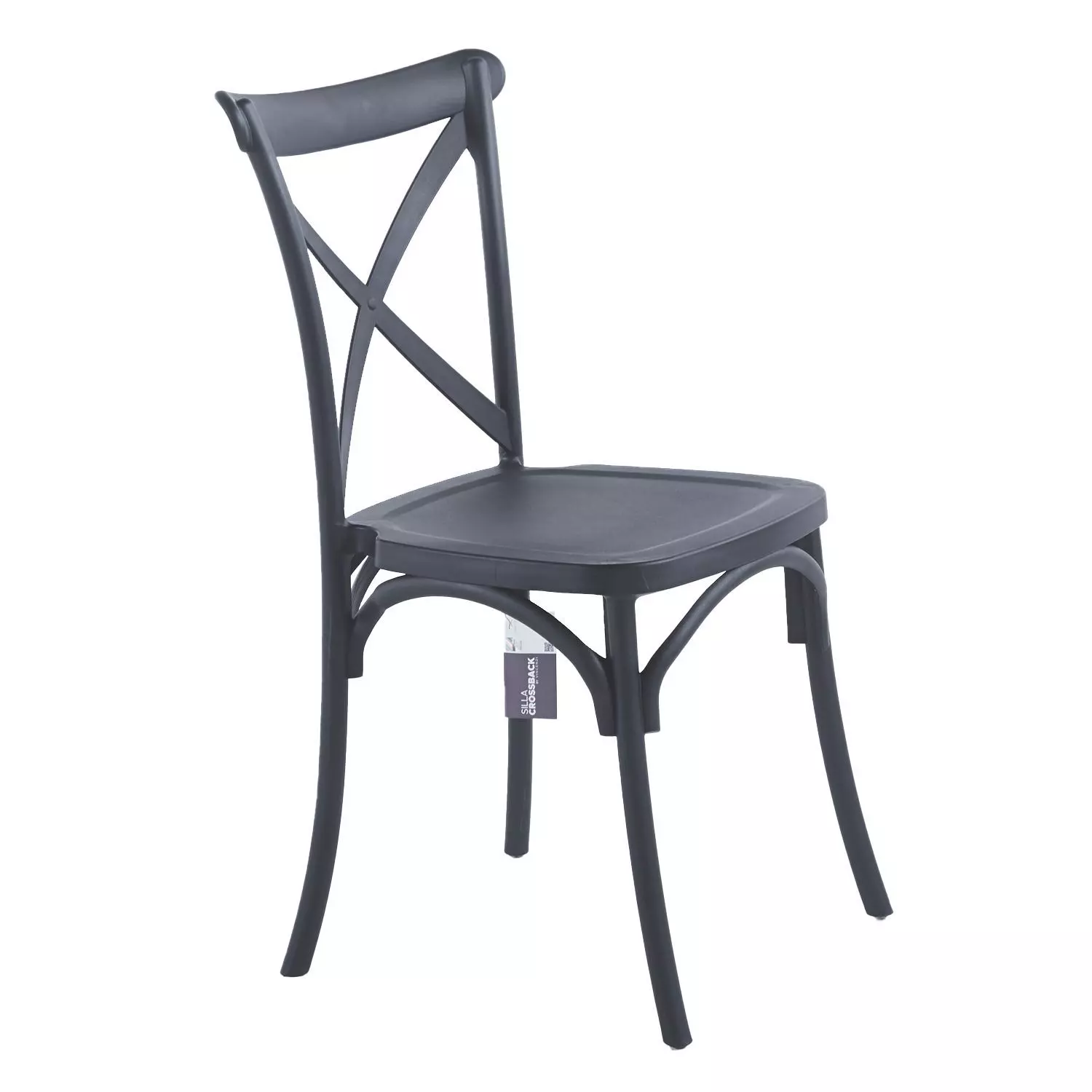 Silla Crossback Negra-5