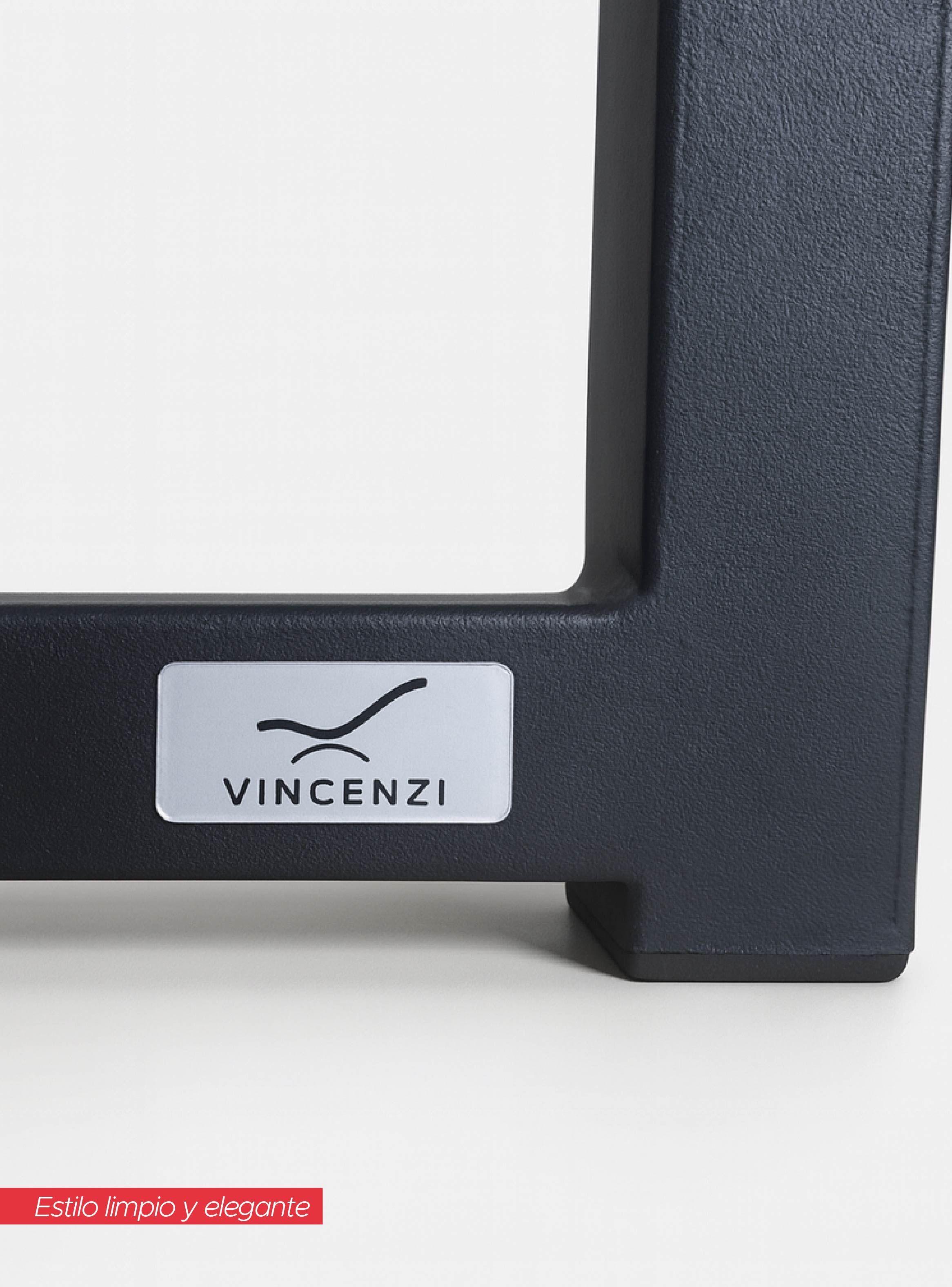 Base para Cama Europea Acero Negro 180x200 cm King ZEN Vincenzi-2