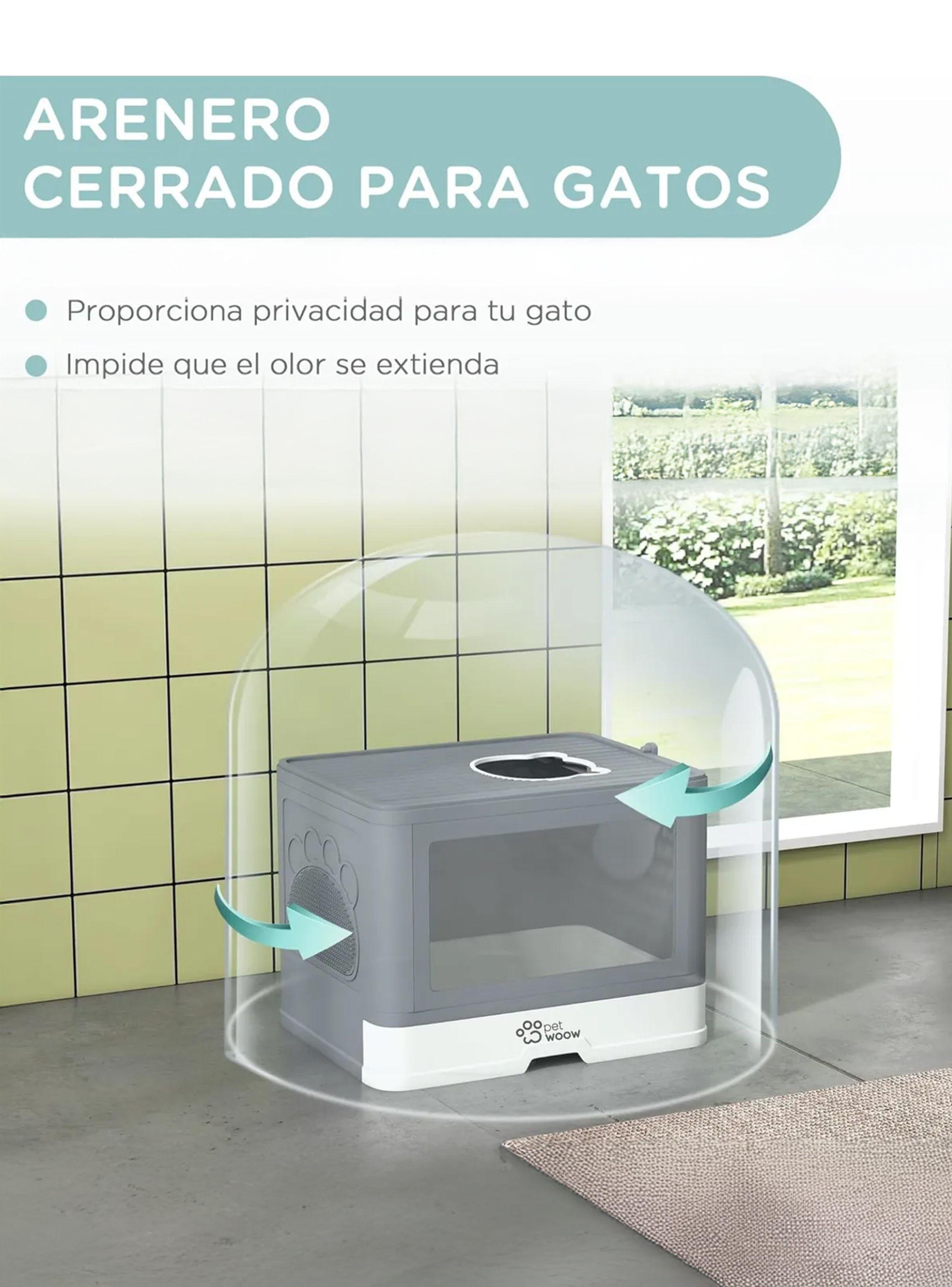 Arenero Gatos Cuadrado 48x36x38 Petwoow-6