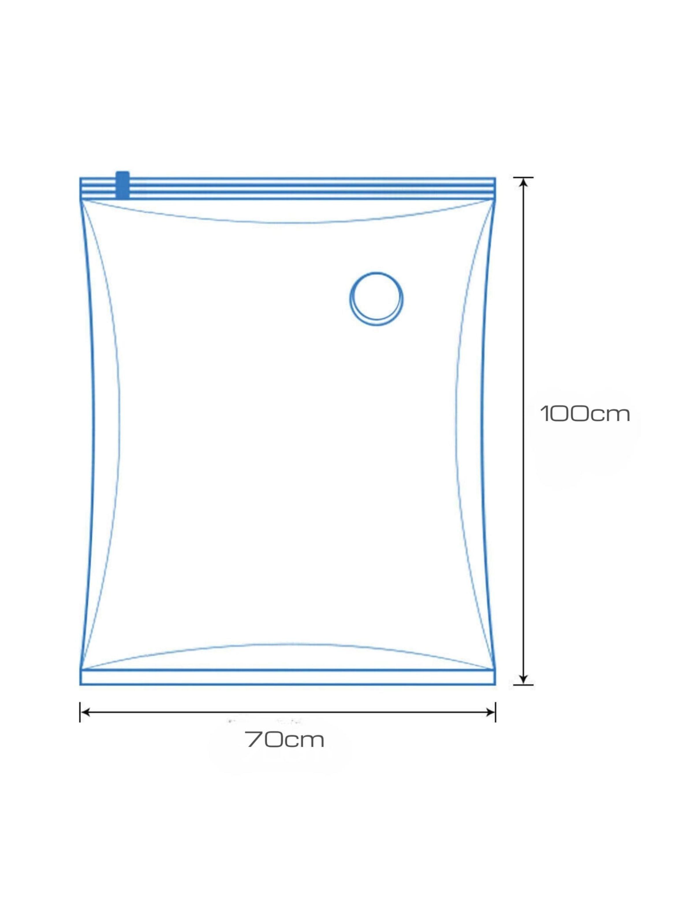 10 Bolsas Vacío Ropa Space Bags Grande 100x70cm-1