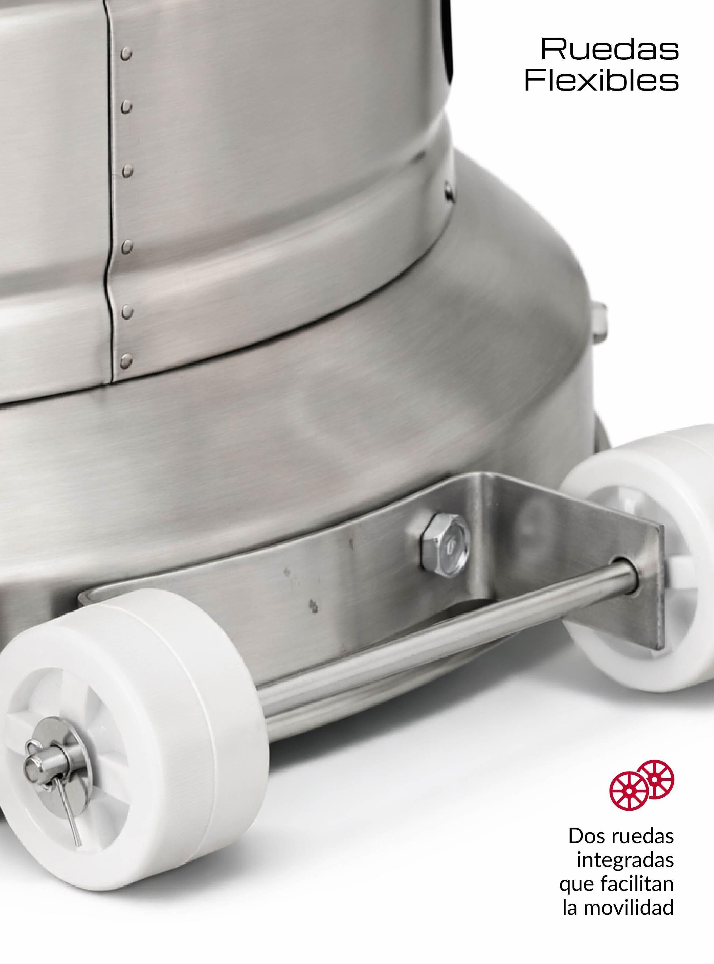 Estufa De Patio Exterior A Gas 50,000 Btu Plateado Antivuelco Bfresh -5