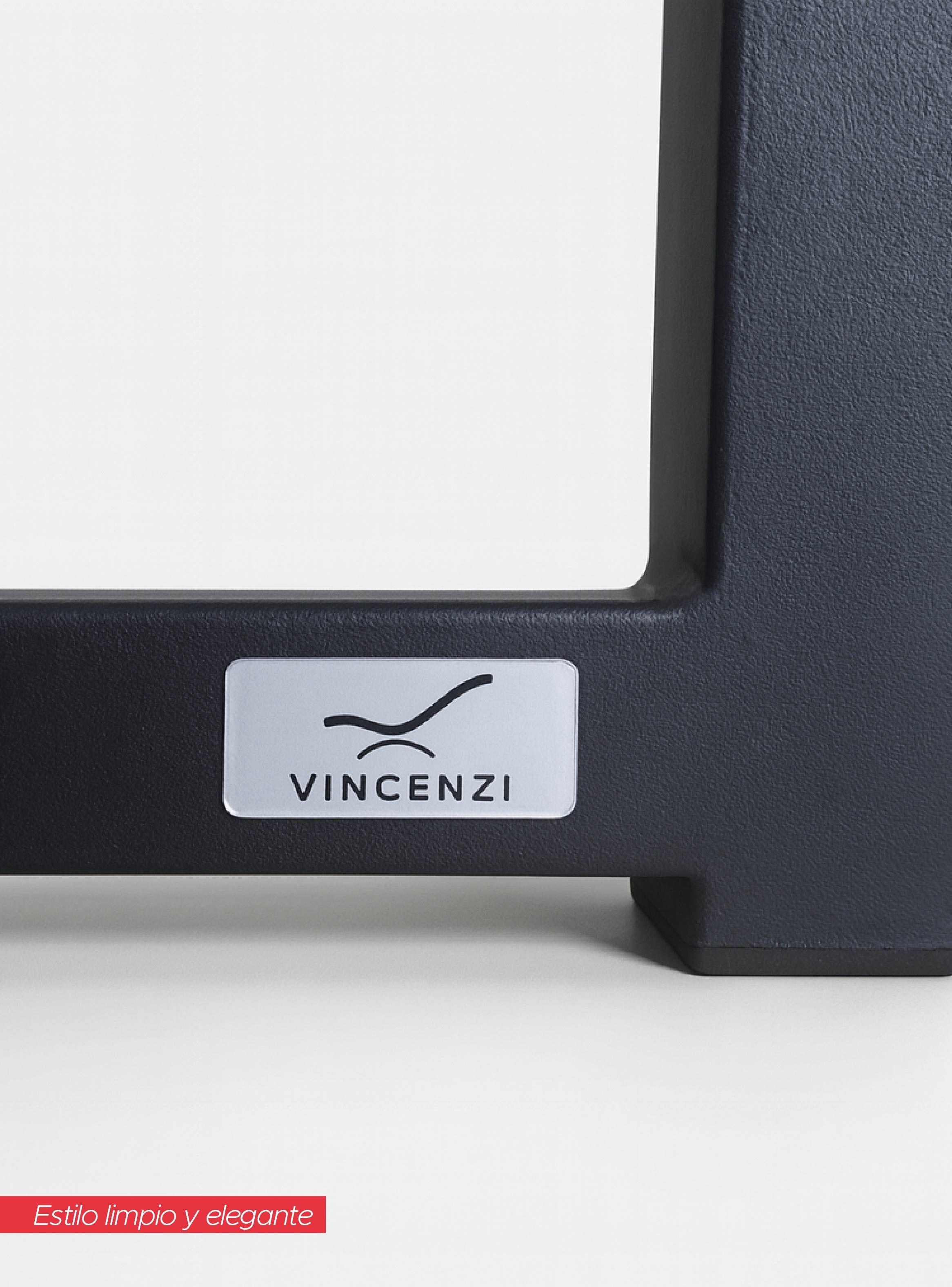 Base para Cama Europea Acero y Madera 200x200 cm Super King Vincenzi-2