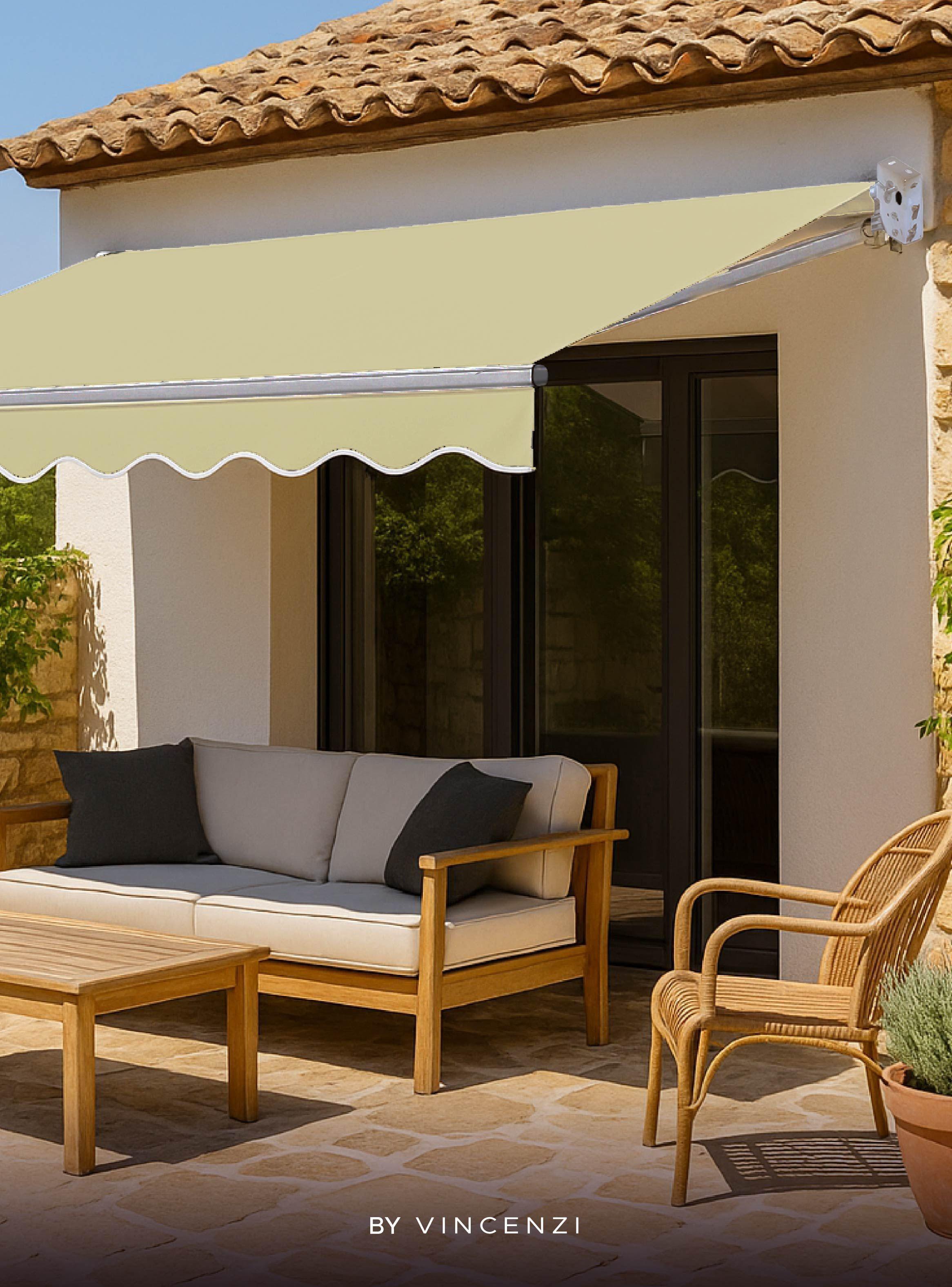 Toldo con brazo retractil Terrazas 2x1.5 Mts Beige-6