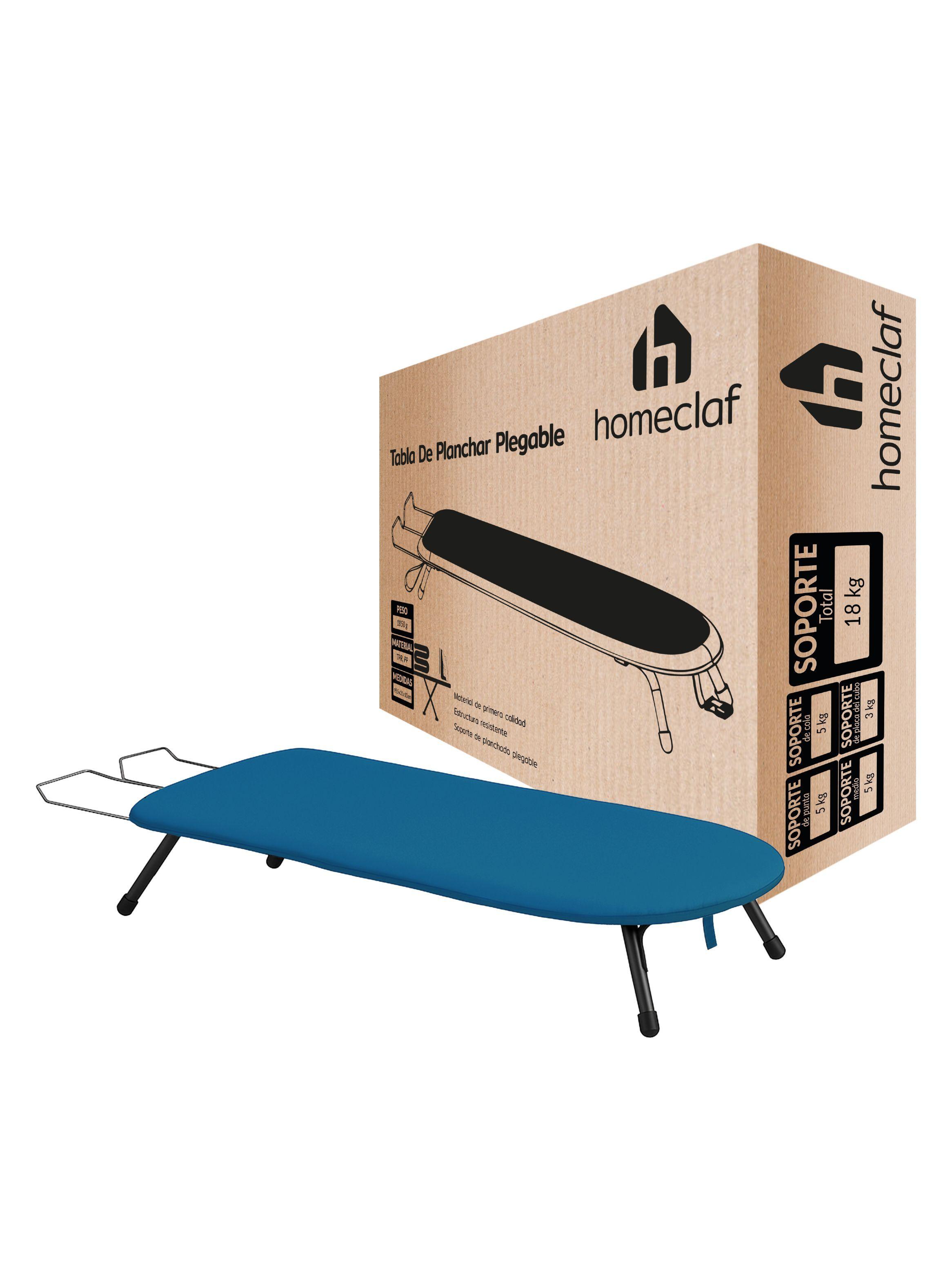 Tabla de planchar de mesa plegable comparta y portátil Azul Homeclaf-2
