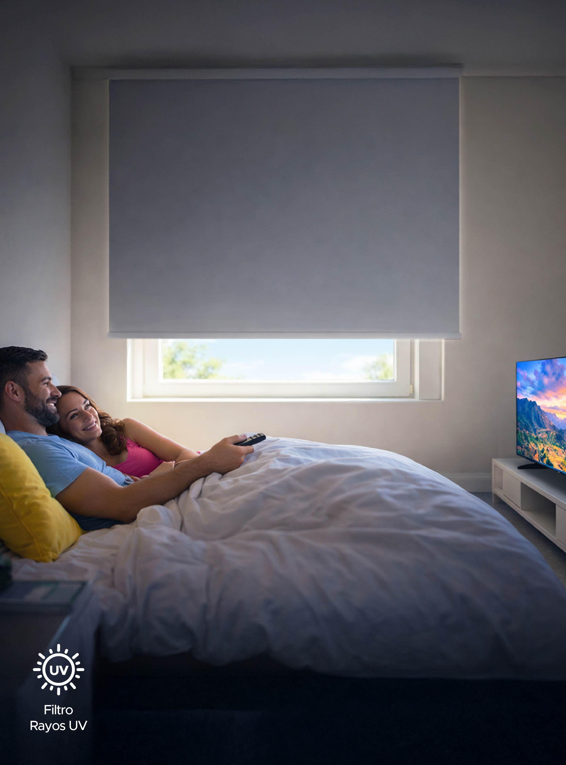 Cortina Roller Blackout Gris 200x230cm-5