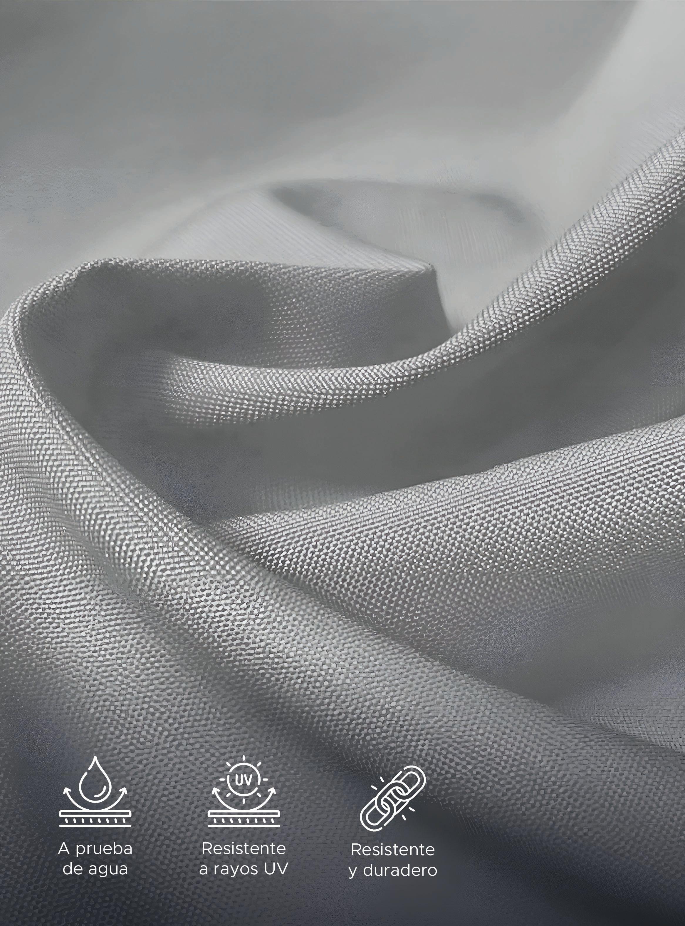 Quitasol para terraza Lateral Gris 360 Vincenzi-7