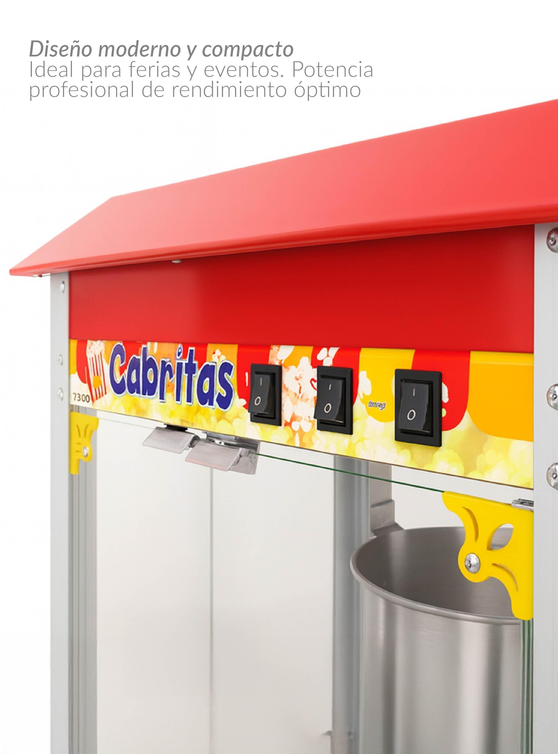 Máquina De Cabritas PopCorn Profesional 8oz Bfresh-4