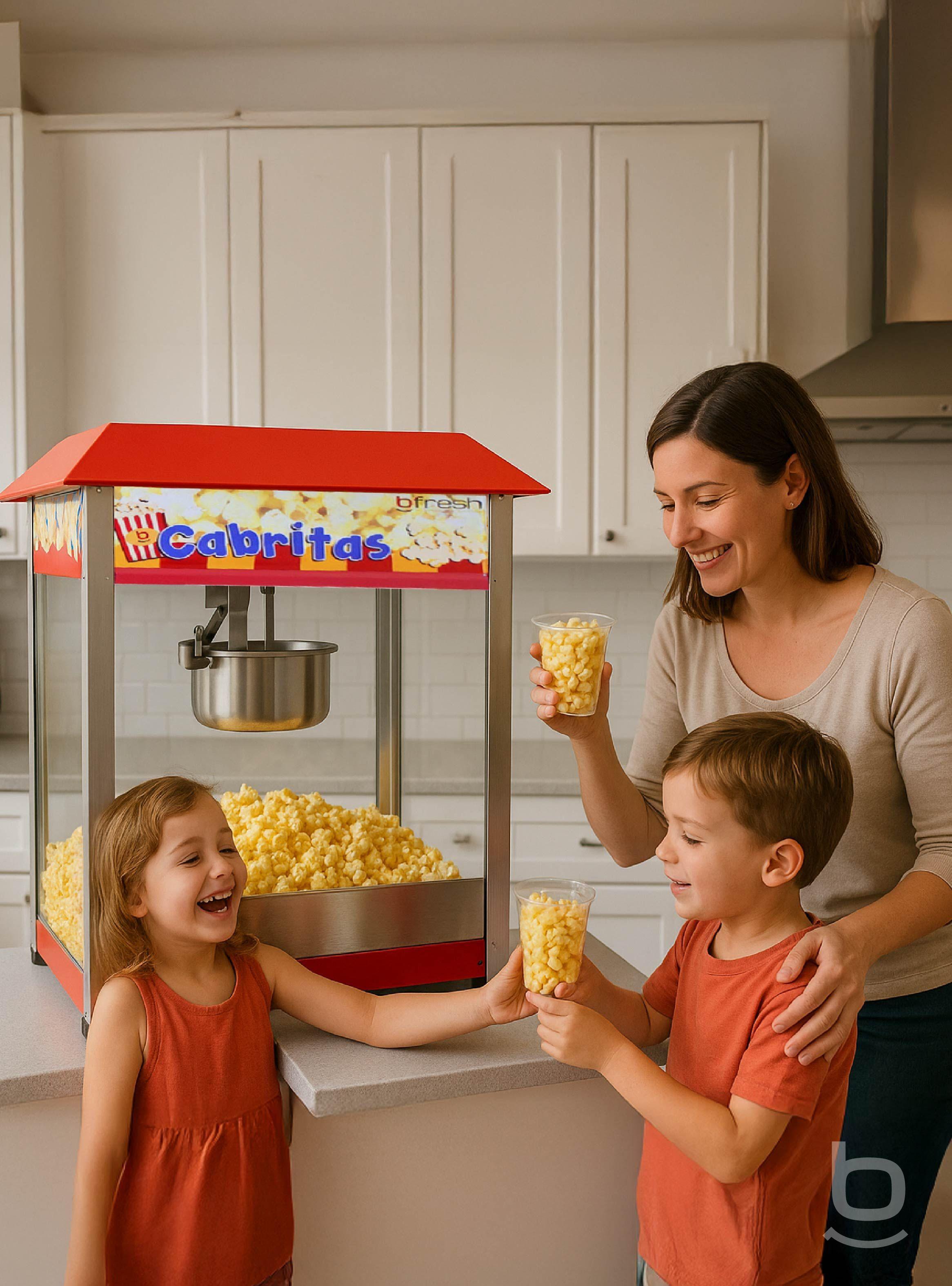 Máquina De Cabritas PopCorn Profesional 8oz Bfresh-7