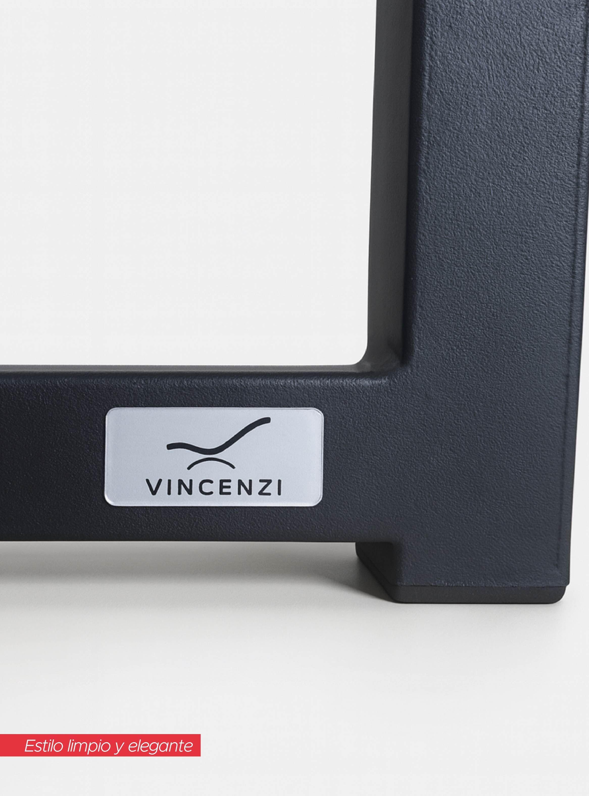 Base para Cama Europea Acero Negro 150x190 cm 2 Pza Zen Vincenzi-2