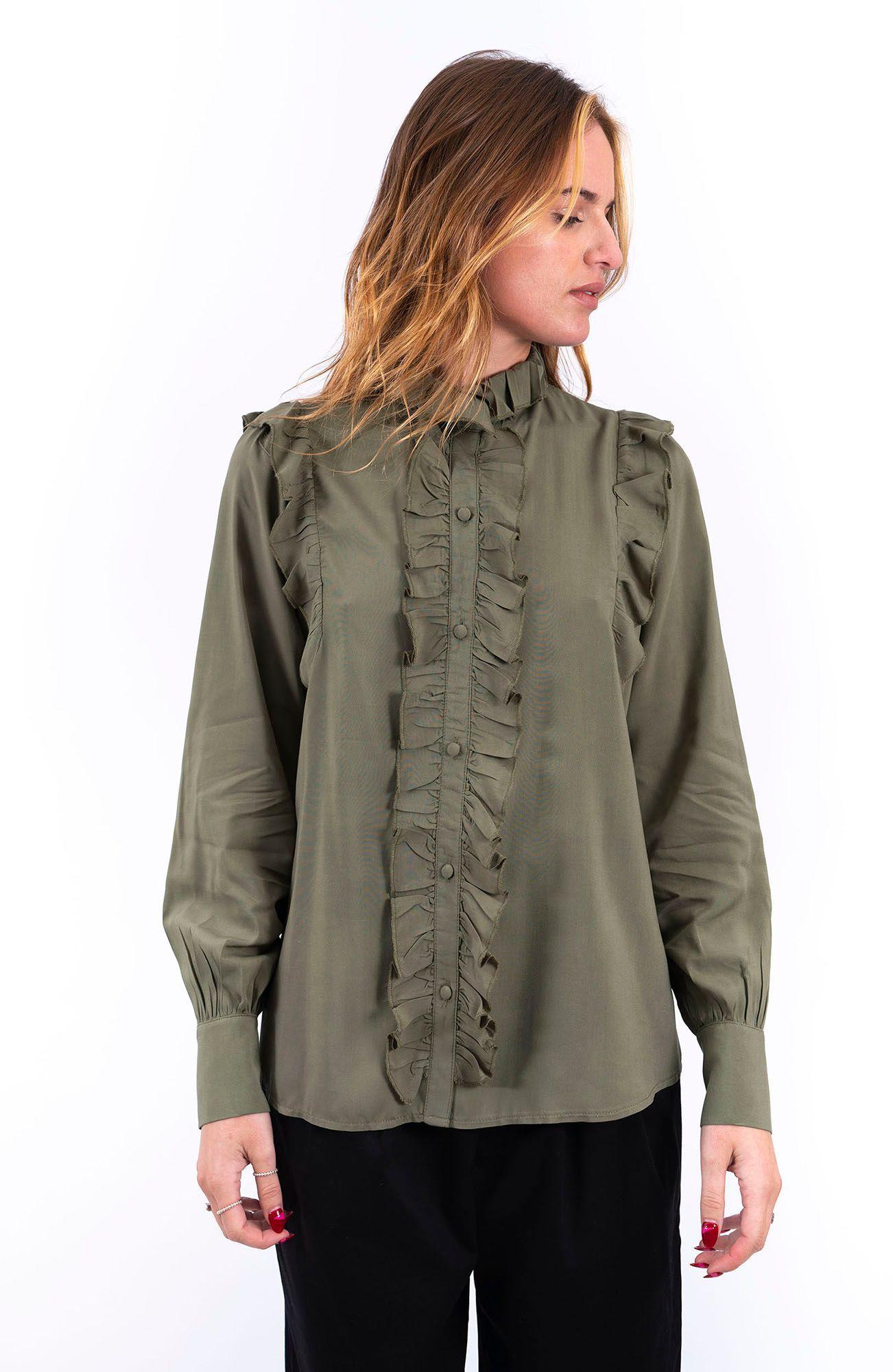 Blusa Split Verde-0