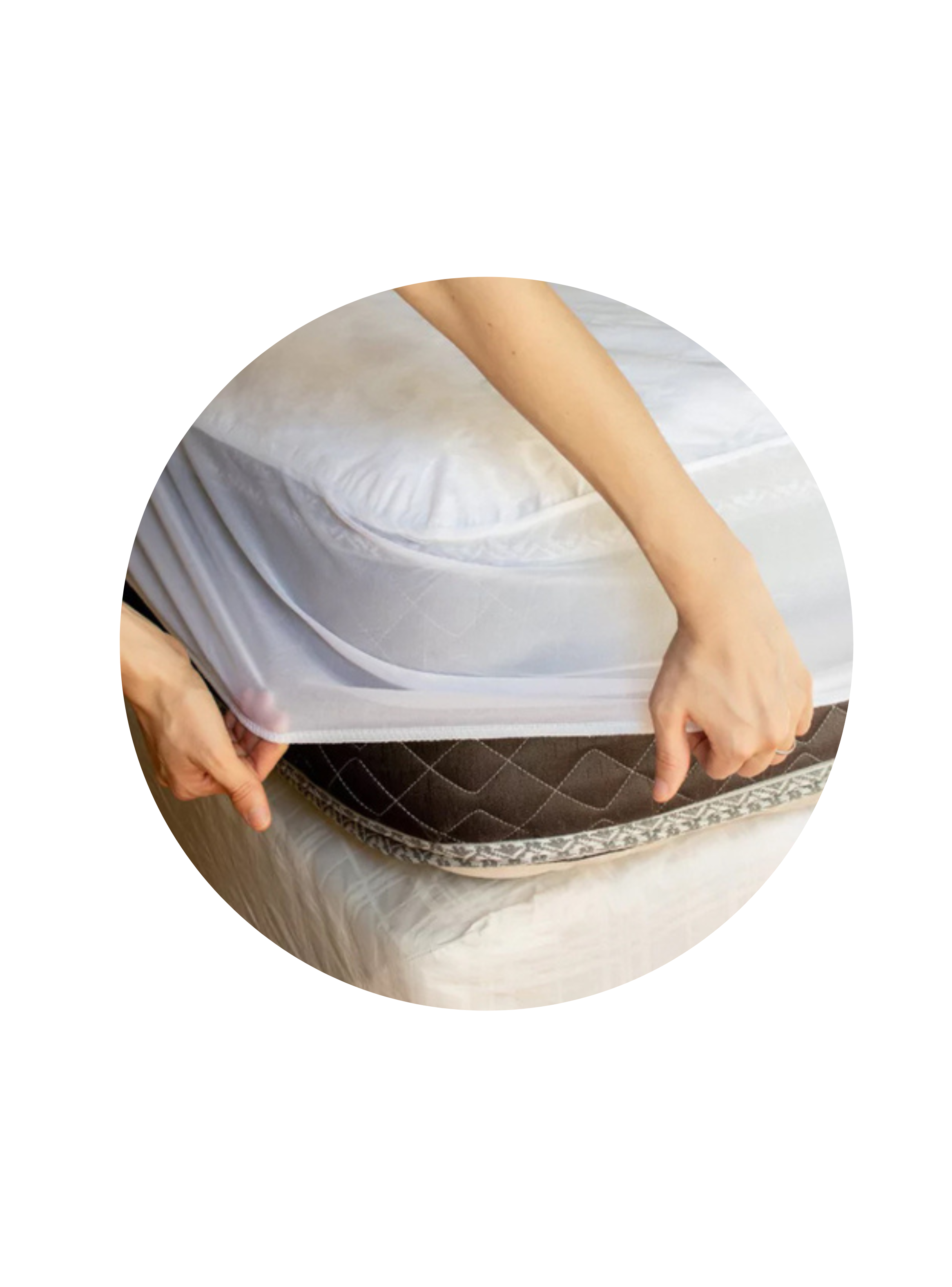 Cubre Colchón Impermeable 1.5 Plaza Liso Extra Suave-2