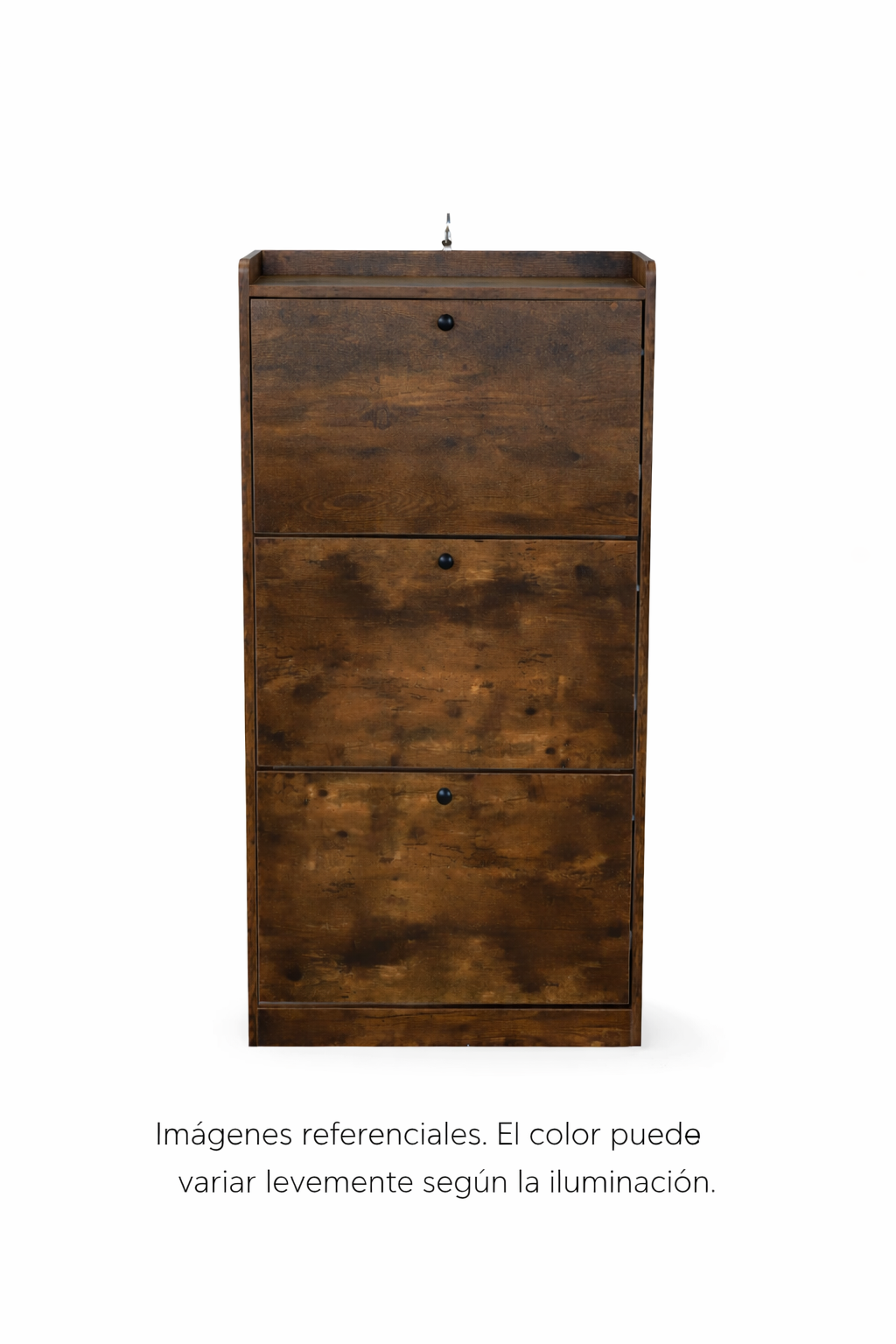 Zapatero Negro Gran Capacidad 18 Pares para Tallas Hasta 43 H-7