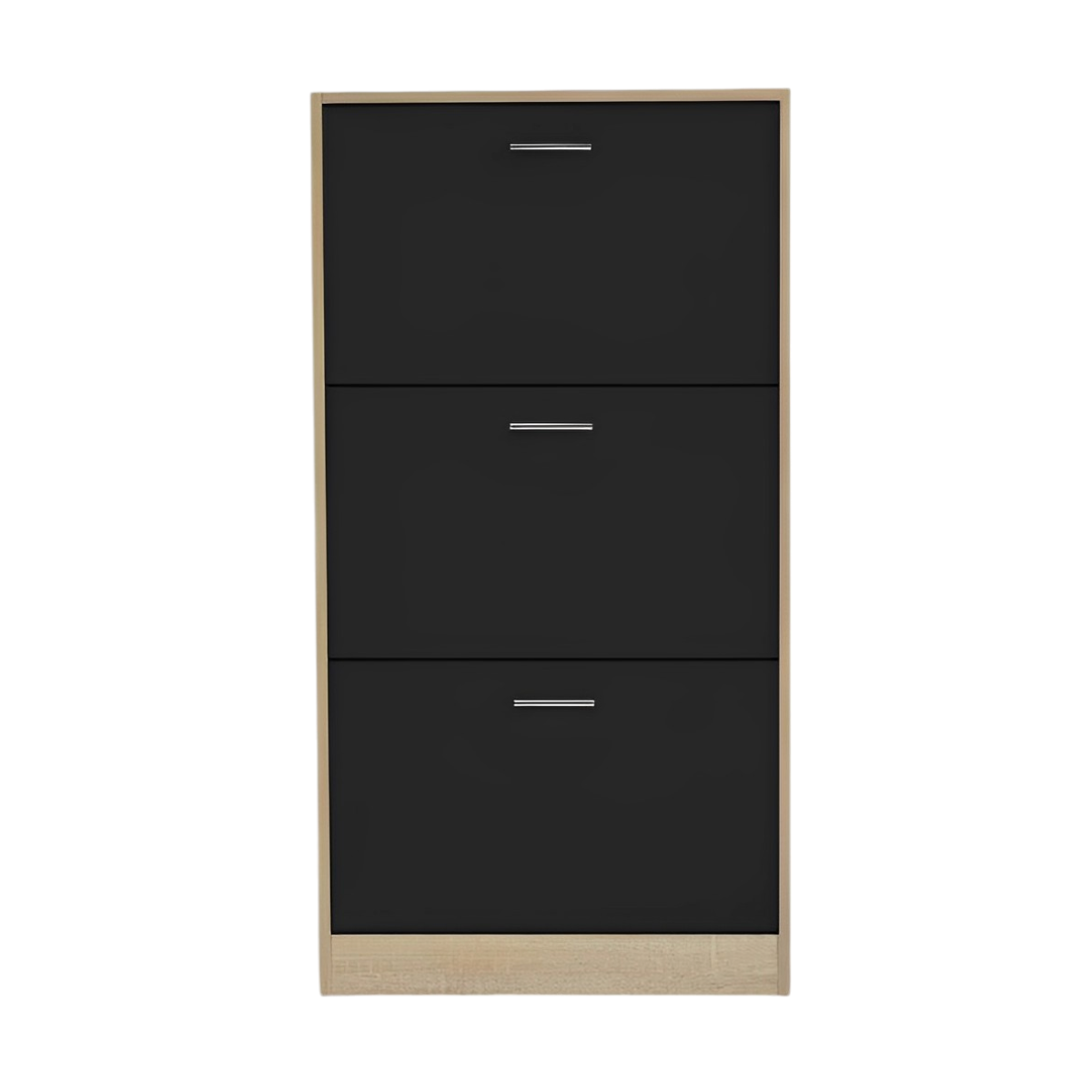 zapatero Velux organizador 3 puertas color marron con negro-1