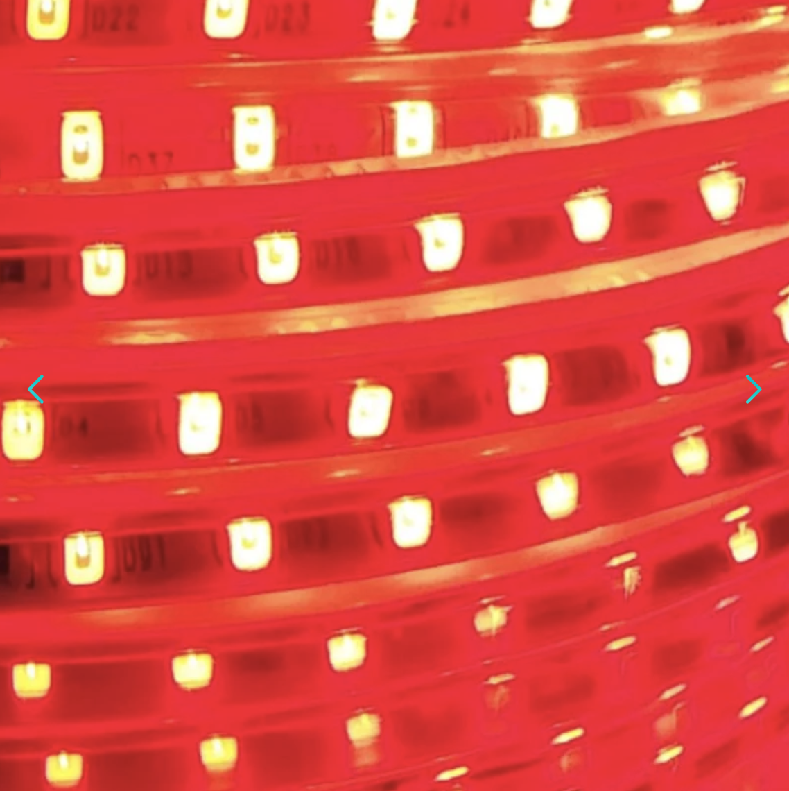 Cinta LED Roja SMD 2835 Rollo 100 m con Adhesivo IP54-3