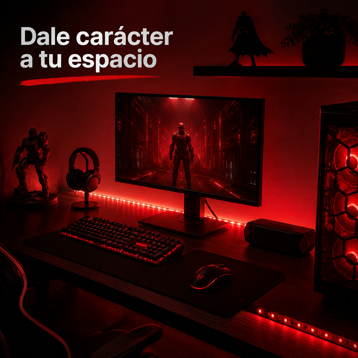 Cinta LED Roja SMD 2835 Rollo 100 m con Adhesivo IP54-5