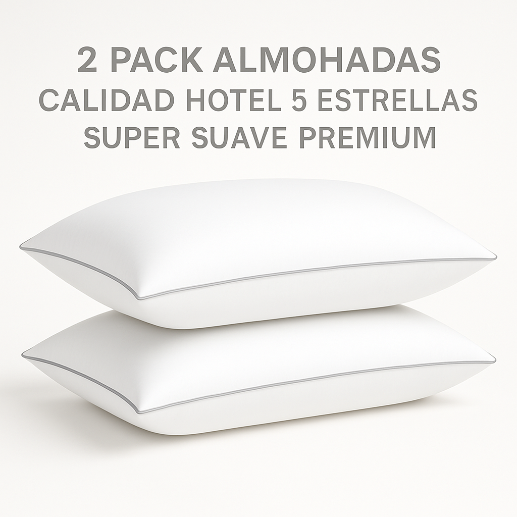 Set 2 Almohadas Hotel Calidad Premium 50×70-6