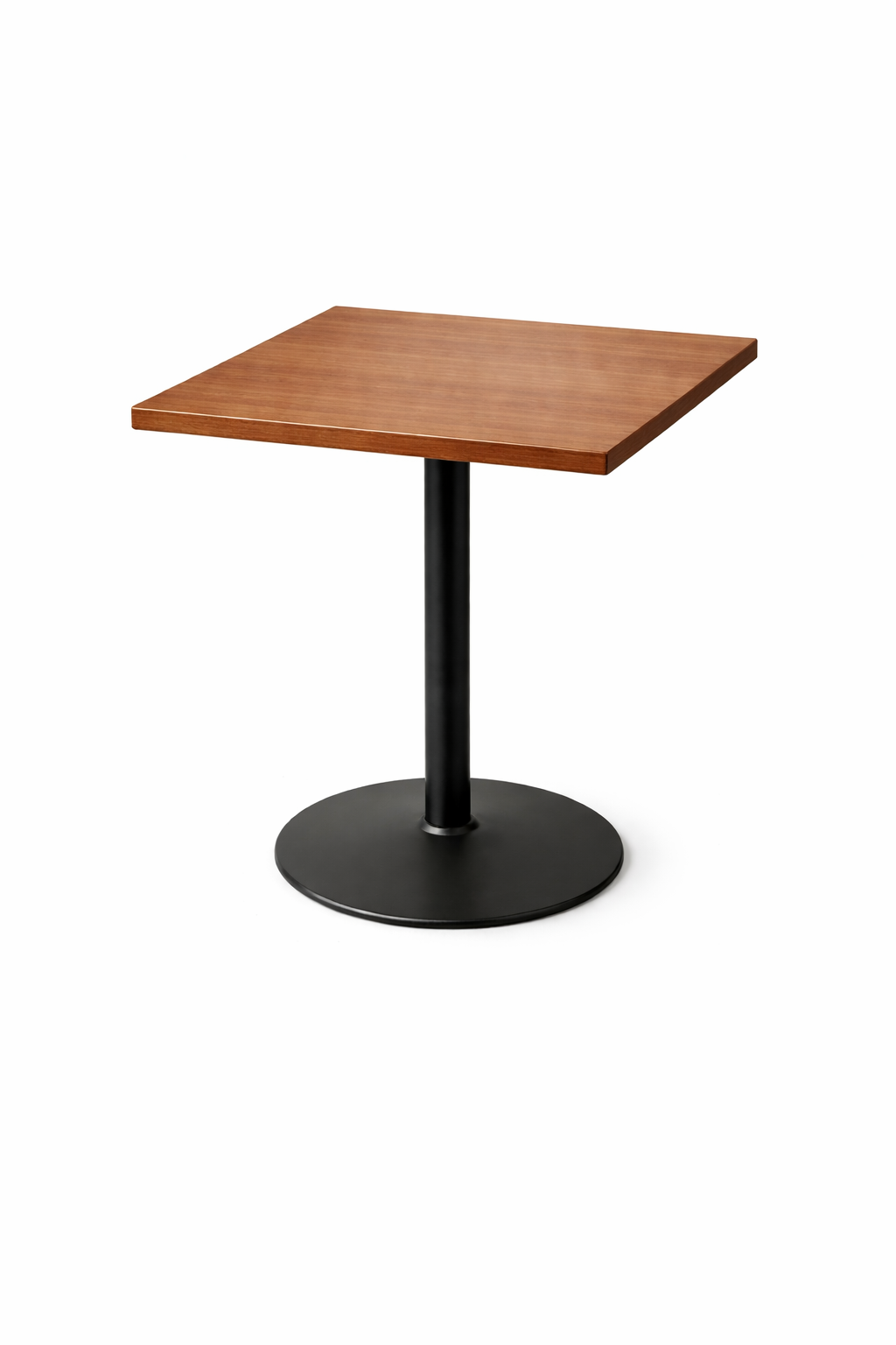 Mesa 70×70 Estilo Madera con Estructura de Hierro Profesional para Restaurant-1