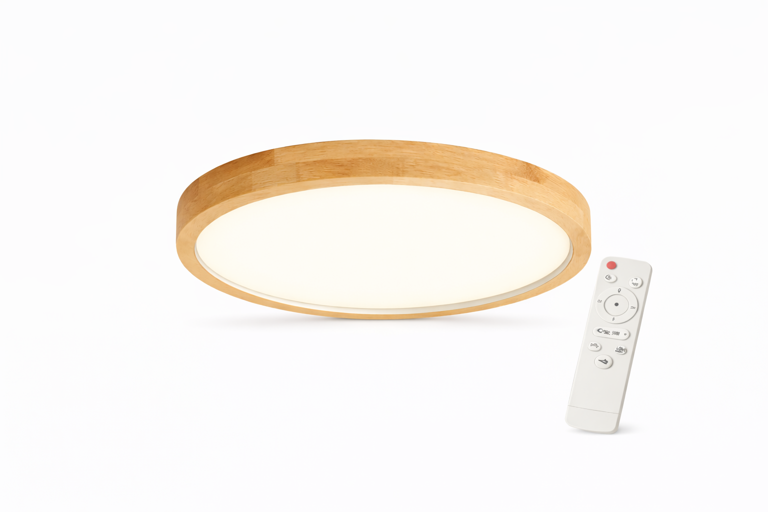 Luminaria de Techo LED Konnergie 72W 400mm Madera Clara-6